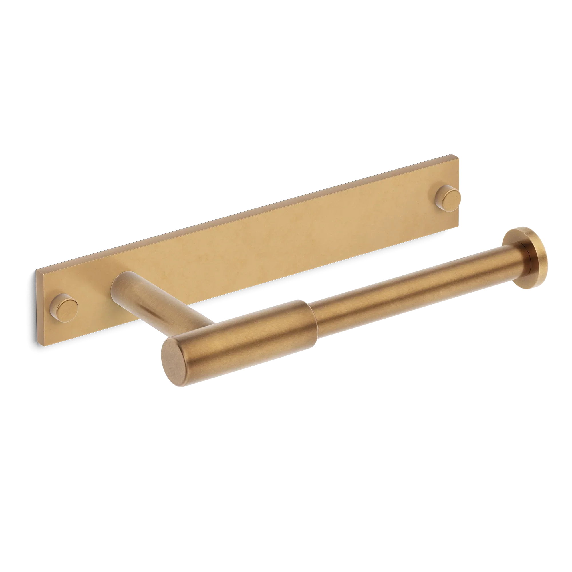 Armac Martin MIX Plain Toilet Roll Holder & Backplate in 232mm / Fine English Antique
