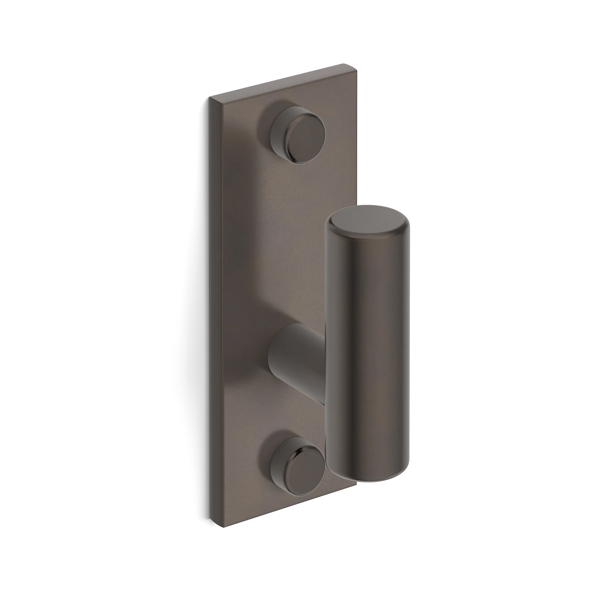 Armac Martin MIX Plain Single Vertical Wall Hook in 84mm / Dark Bronze
