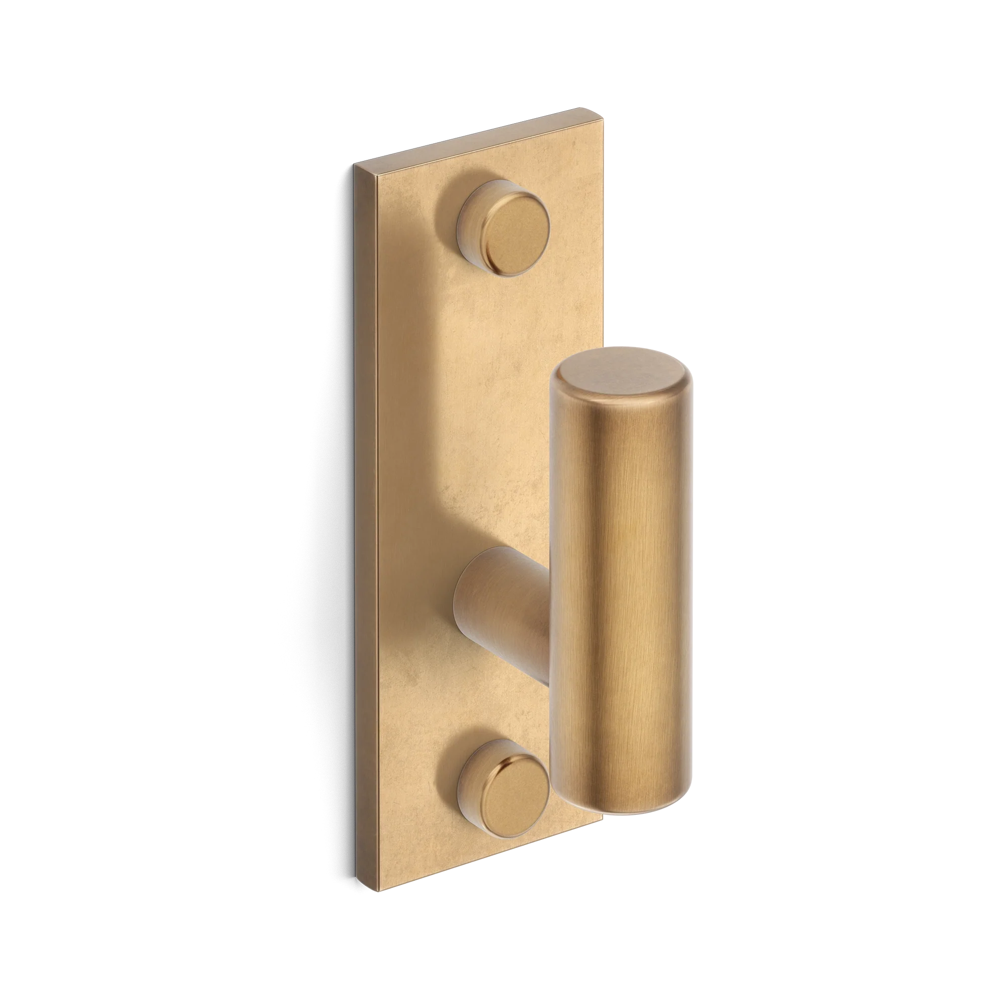 Armac Martin MIX Plain Single Vertical Wall Hook in 84mm / Fine English Antique