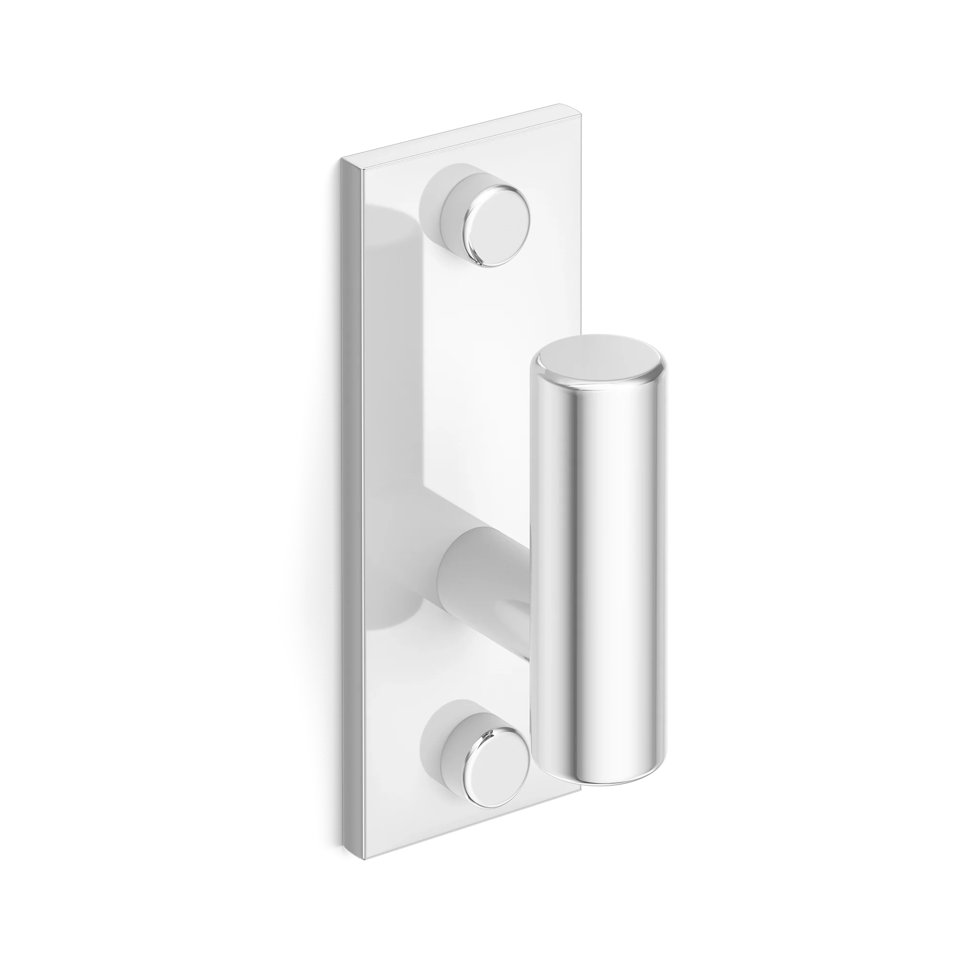 Armac Martin MIX Plain Single Vertical Wall Hook in 84mm / Polished Chrome Plate