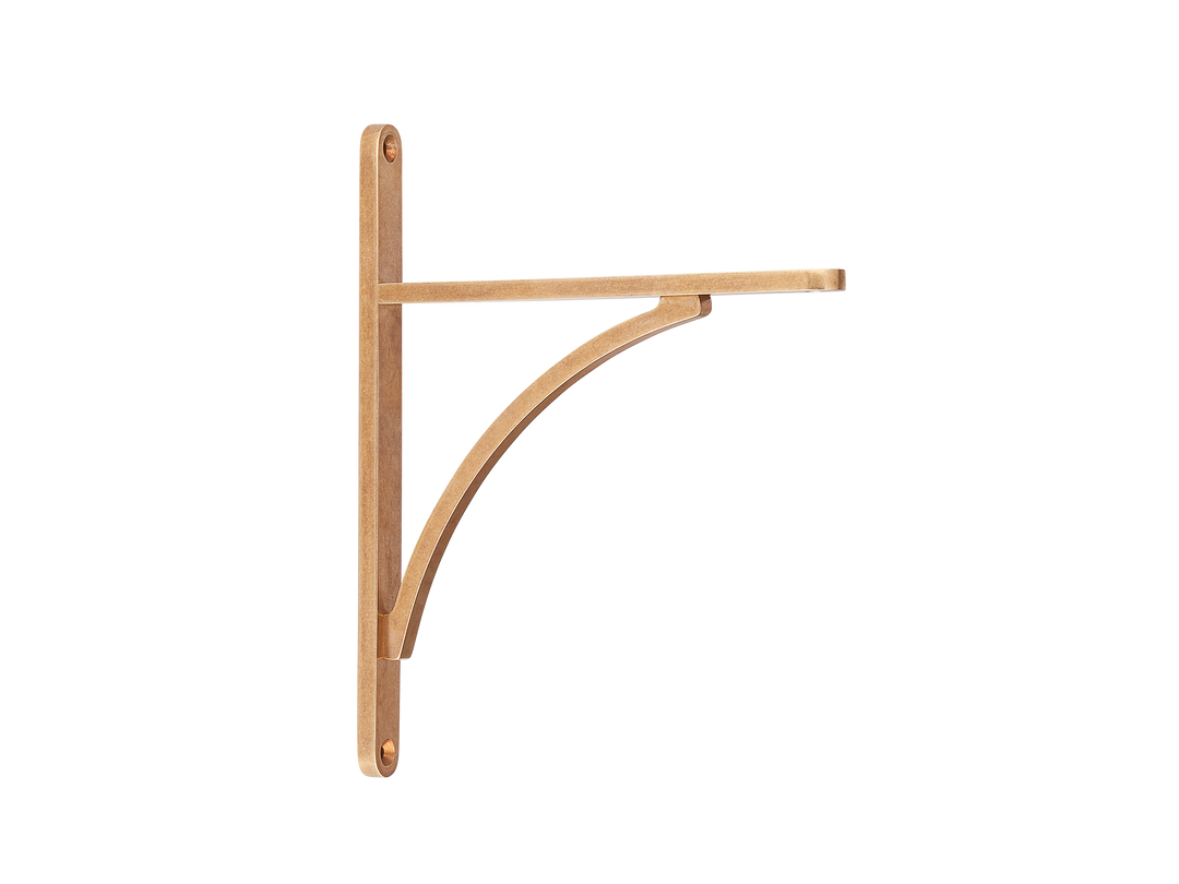 190MM Moseley Brass Shelf Bracket