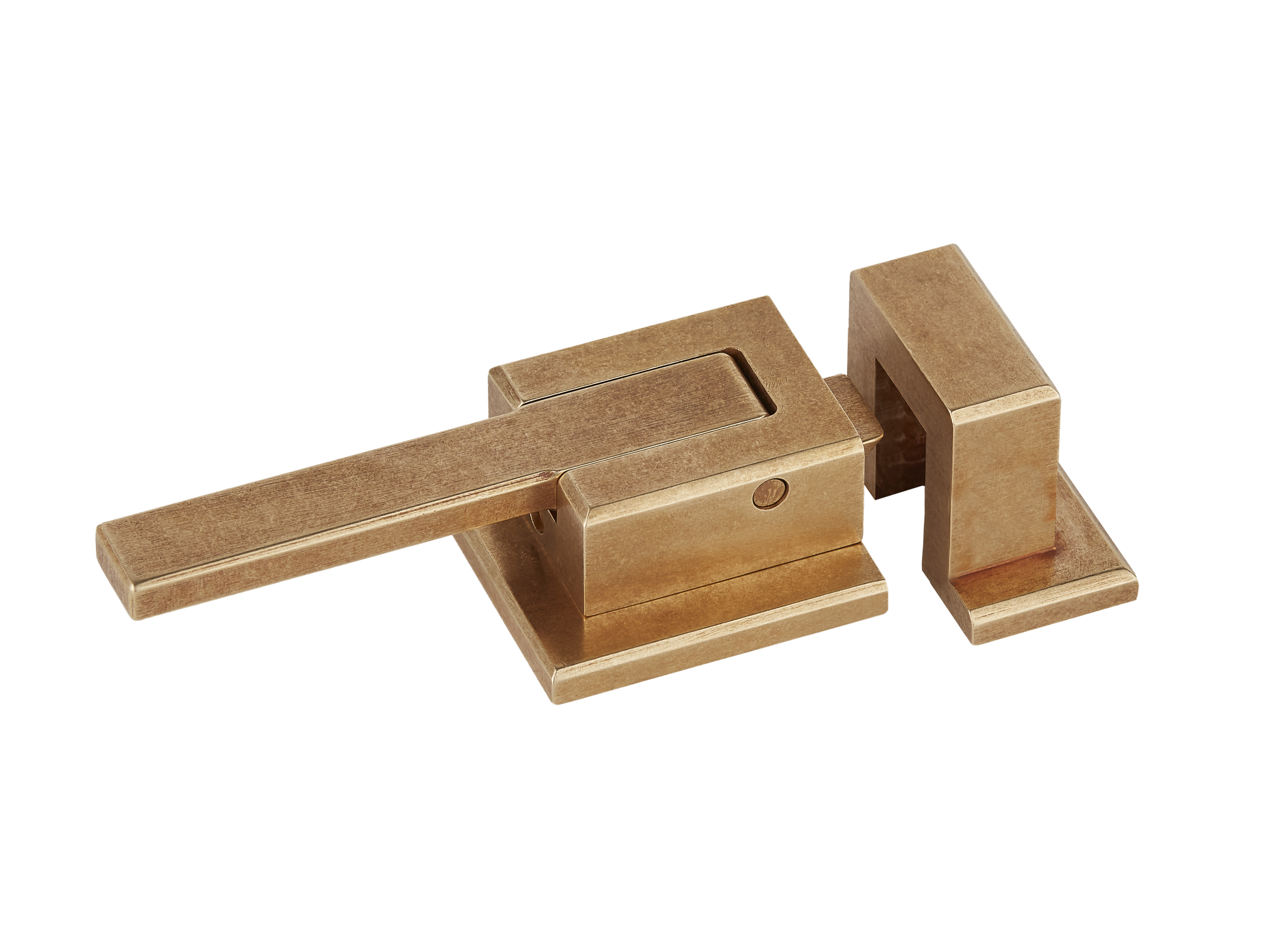 Armac Martin Digbeth Plain Offset Latch in 55mm / Burnished Brass