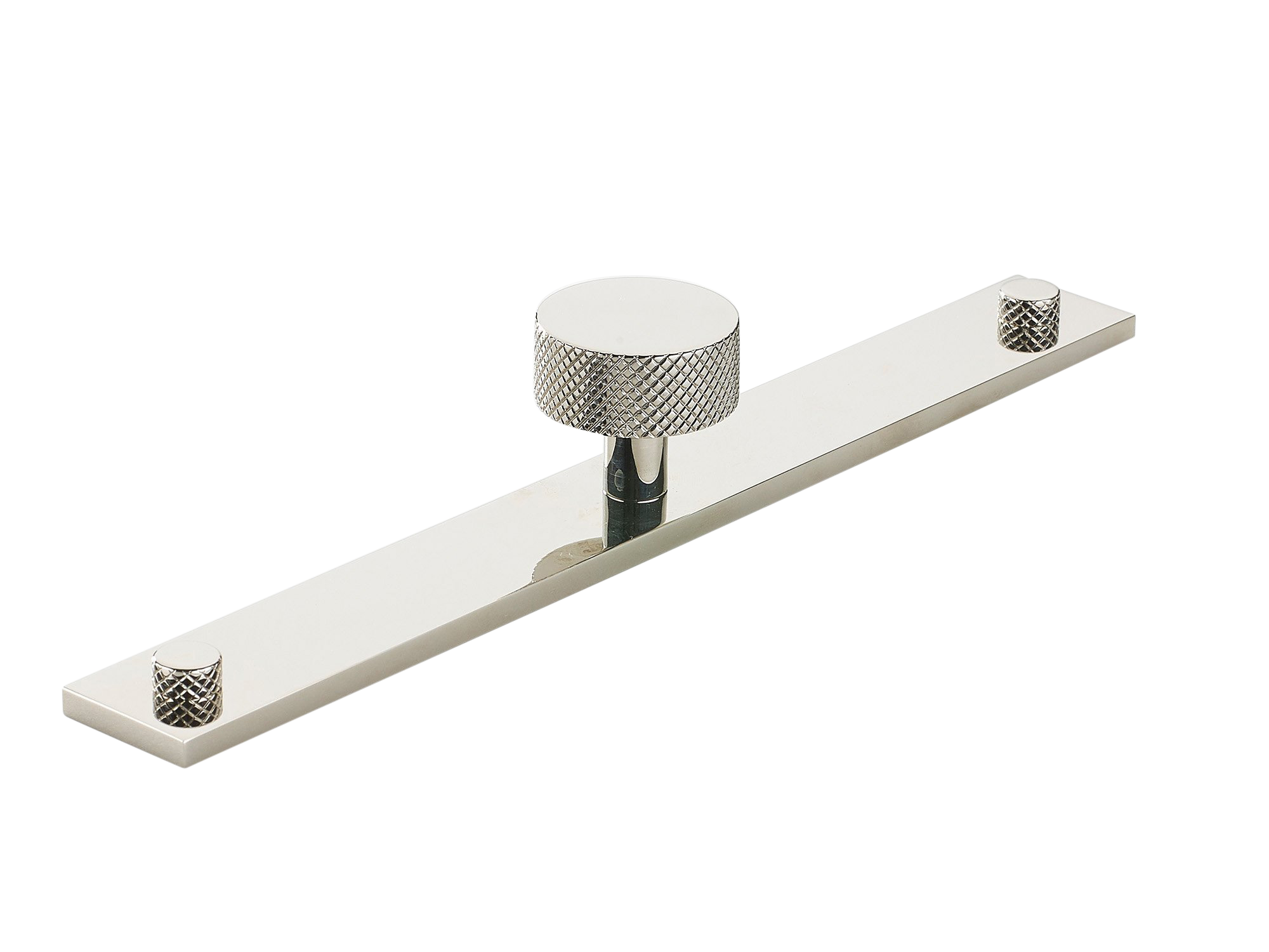 Armac Martin MIX Diamond Knurled Cabinet Knob & Backplate