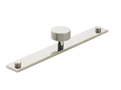 Armac Martin MIX Diamond Knurled Cabinet Knob & Backplate