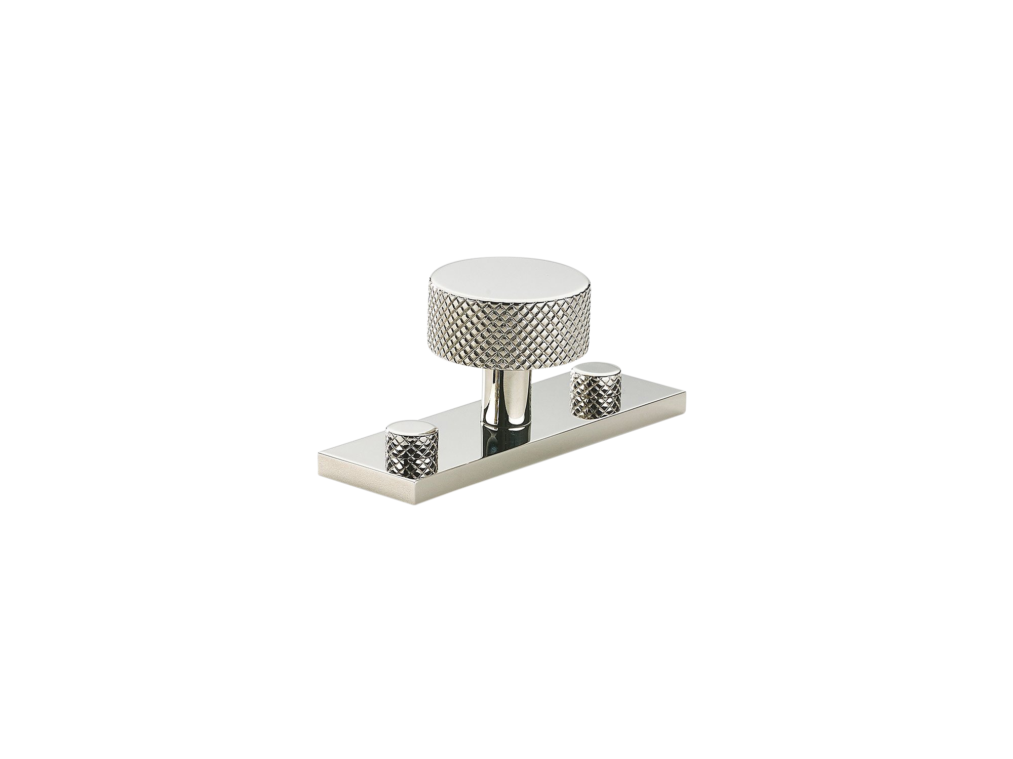 Armac Martin MIX Diamond Knurled Cabinet Knob & Backplate