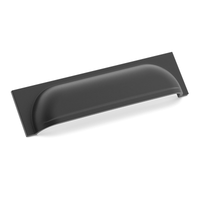 Armac Martin Queslett Cup Pull in 96mm / Matt Black Lacquered