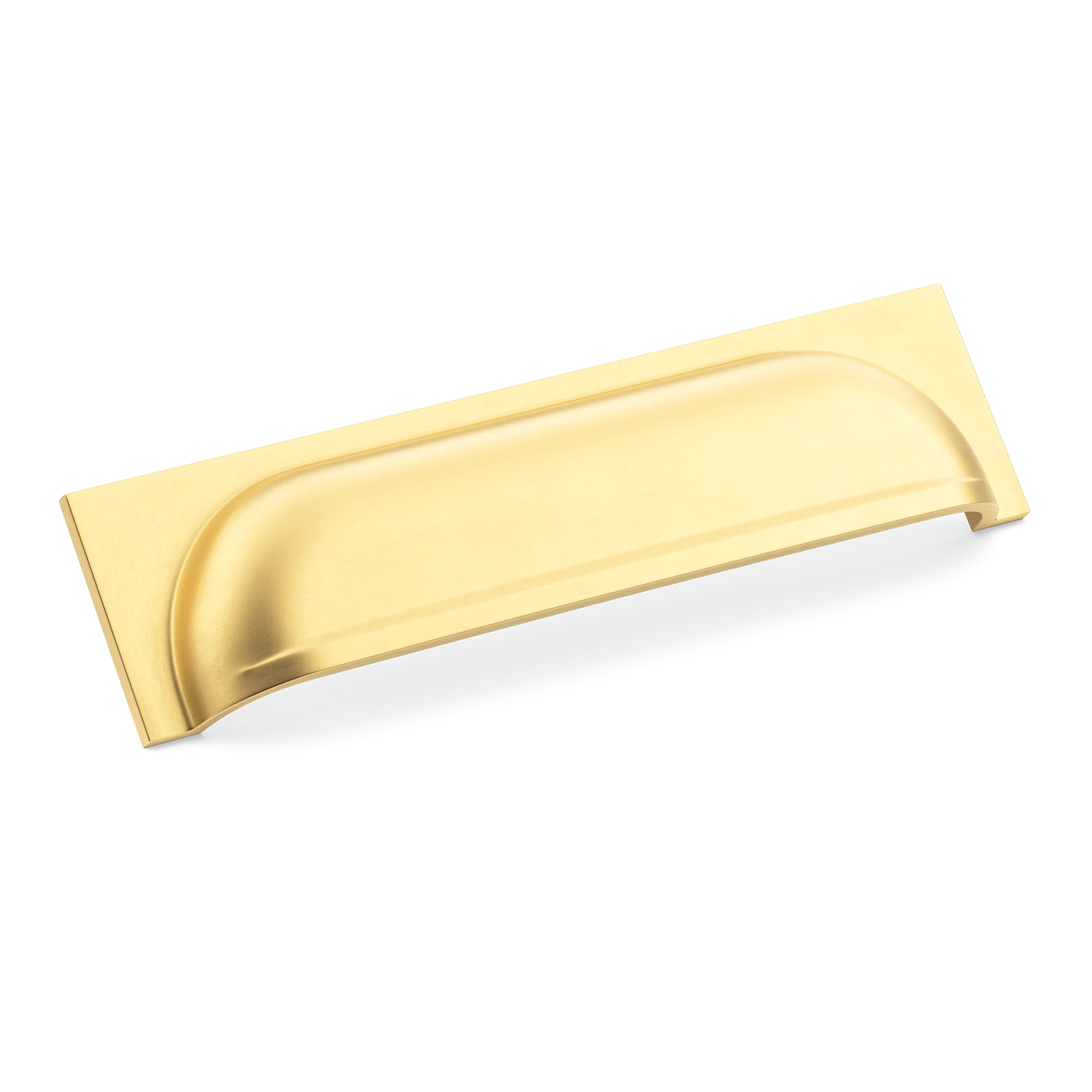 Armac Martin Queslett Cup Pull in 96mm / Satin Brass Satin Lacquered