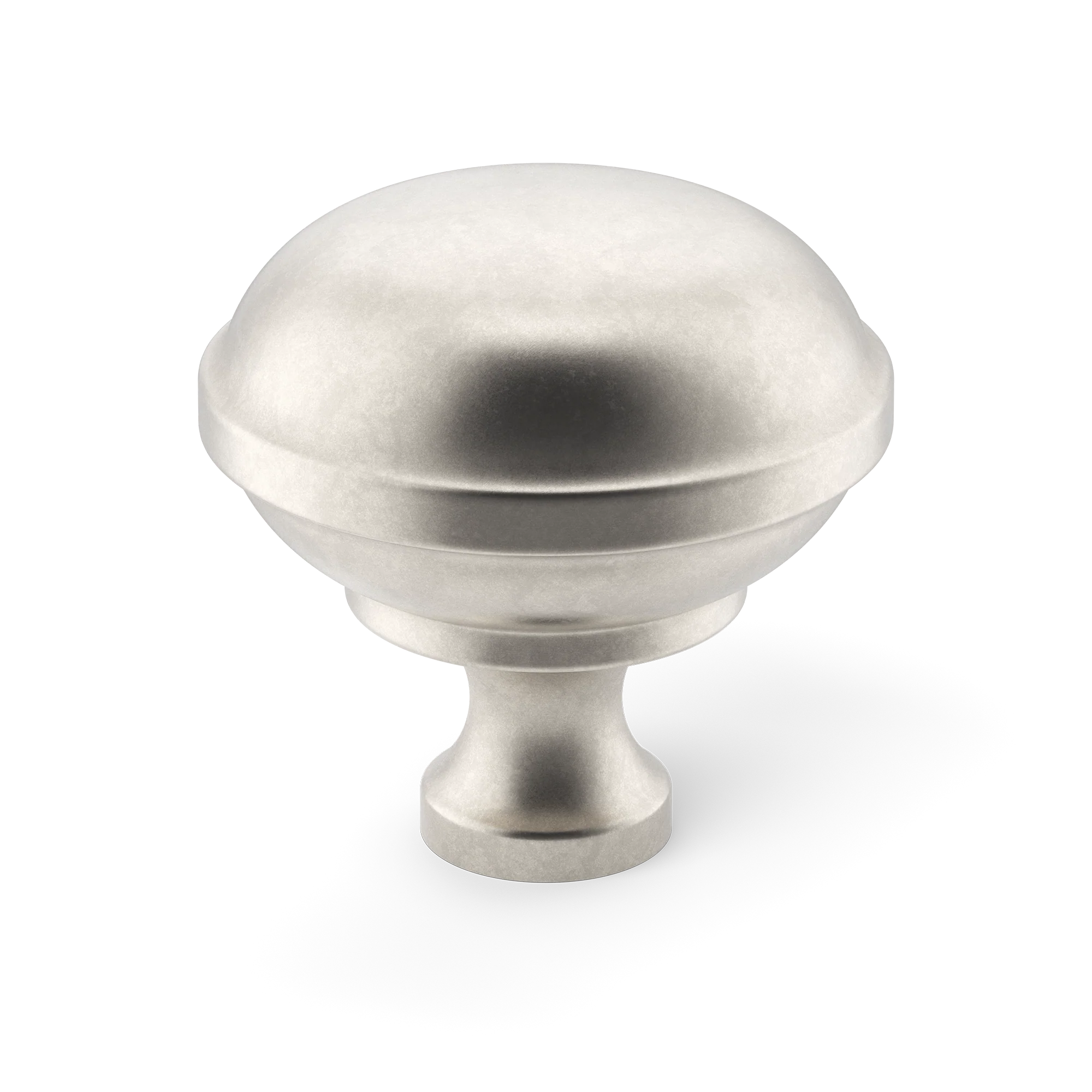 Armac Martin Queslett Cabinet Knob in 28mm / Barrelled Nickel Plate