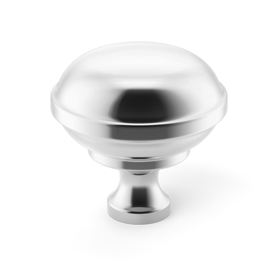 Armac Martin Queslett Cabinet Knob in 28mm / Polished Chrome Plate