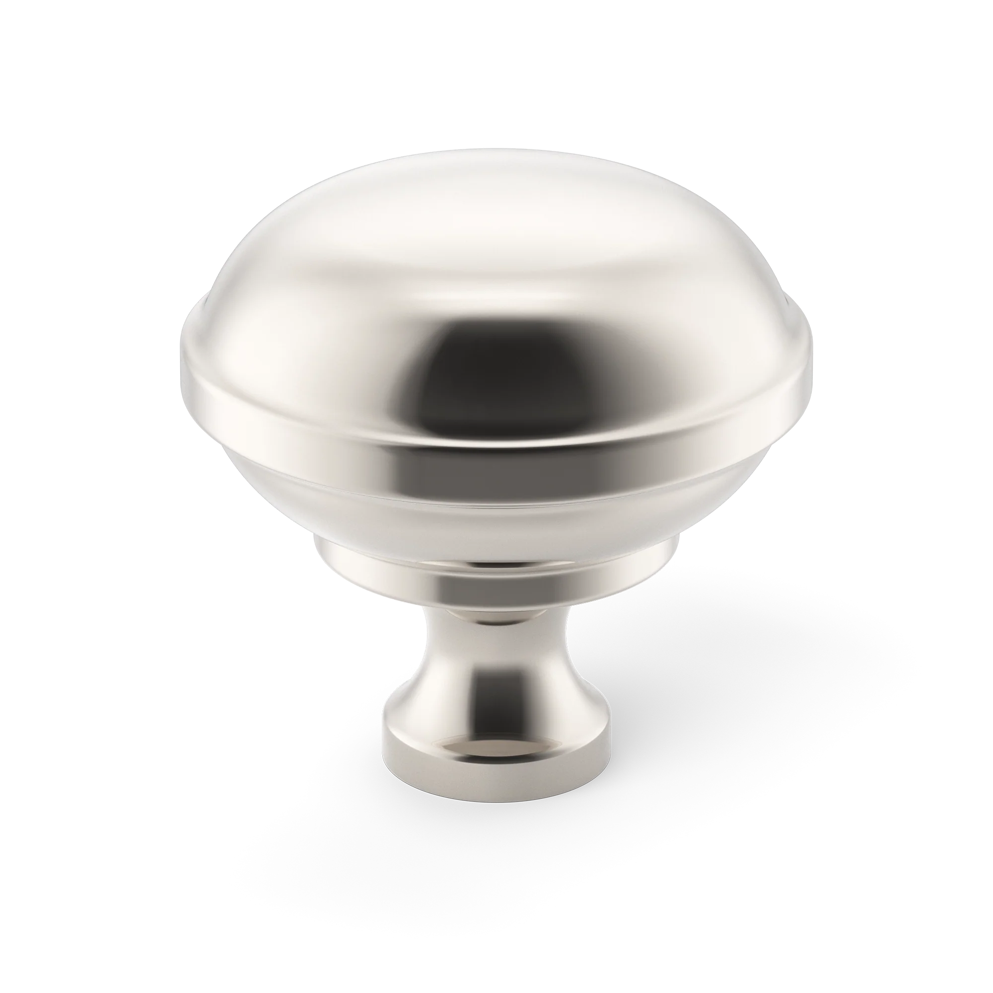 Armac Martin Queslett Cabinet Knob in 28mm / Polished Nickel Plate