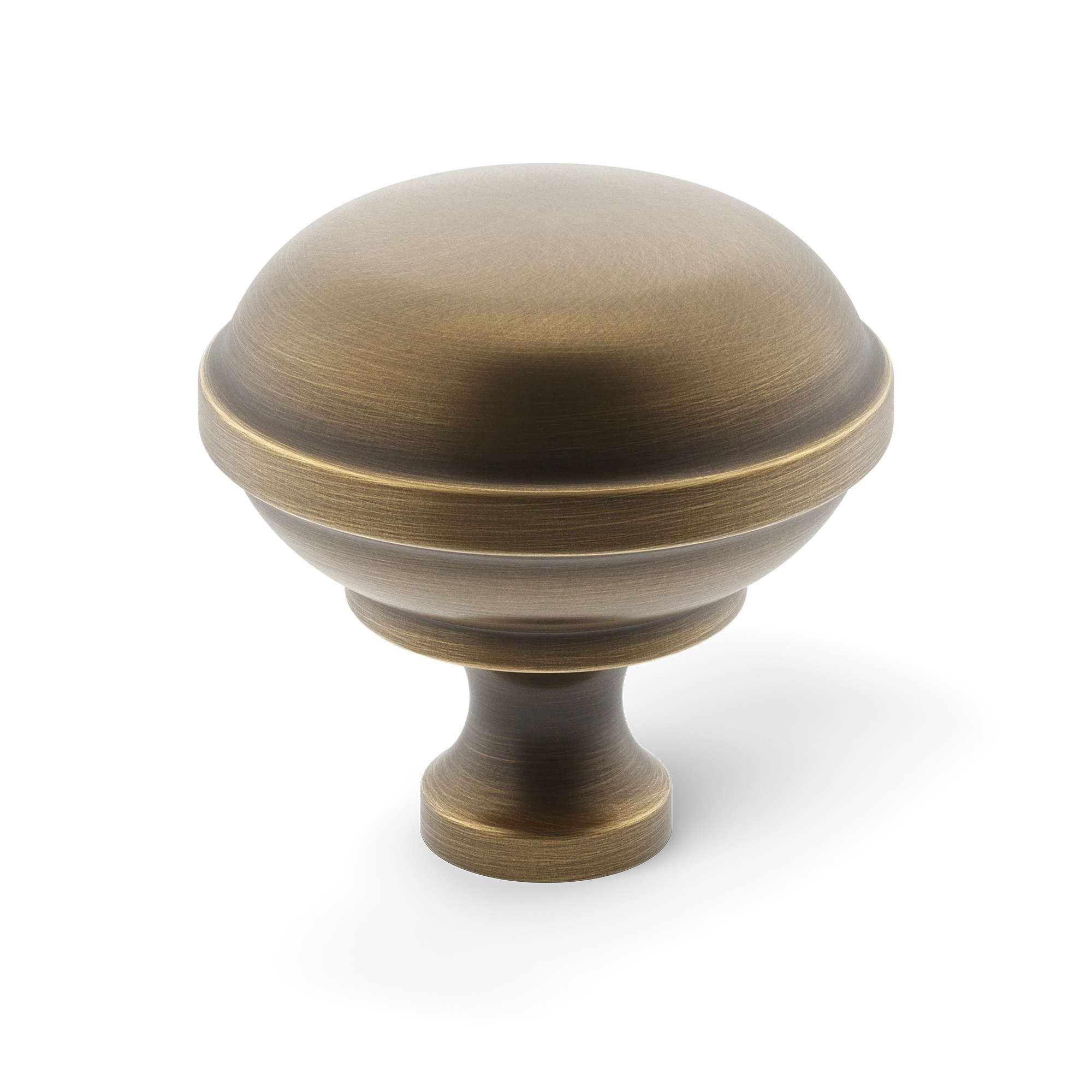 Armac Martin Queslett Cabinet Knob in 28mm / Satin Antique Satin Lacquered