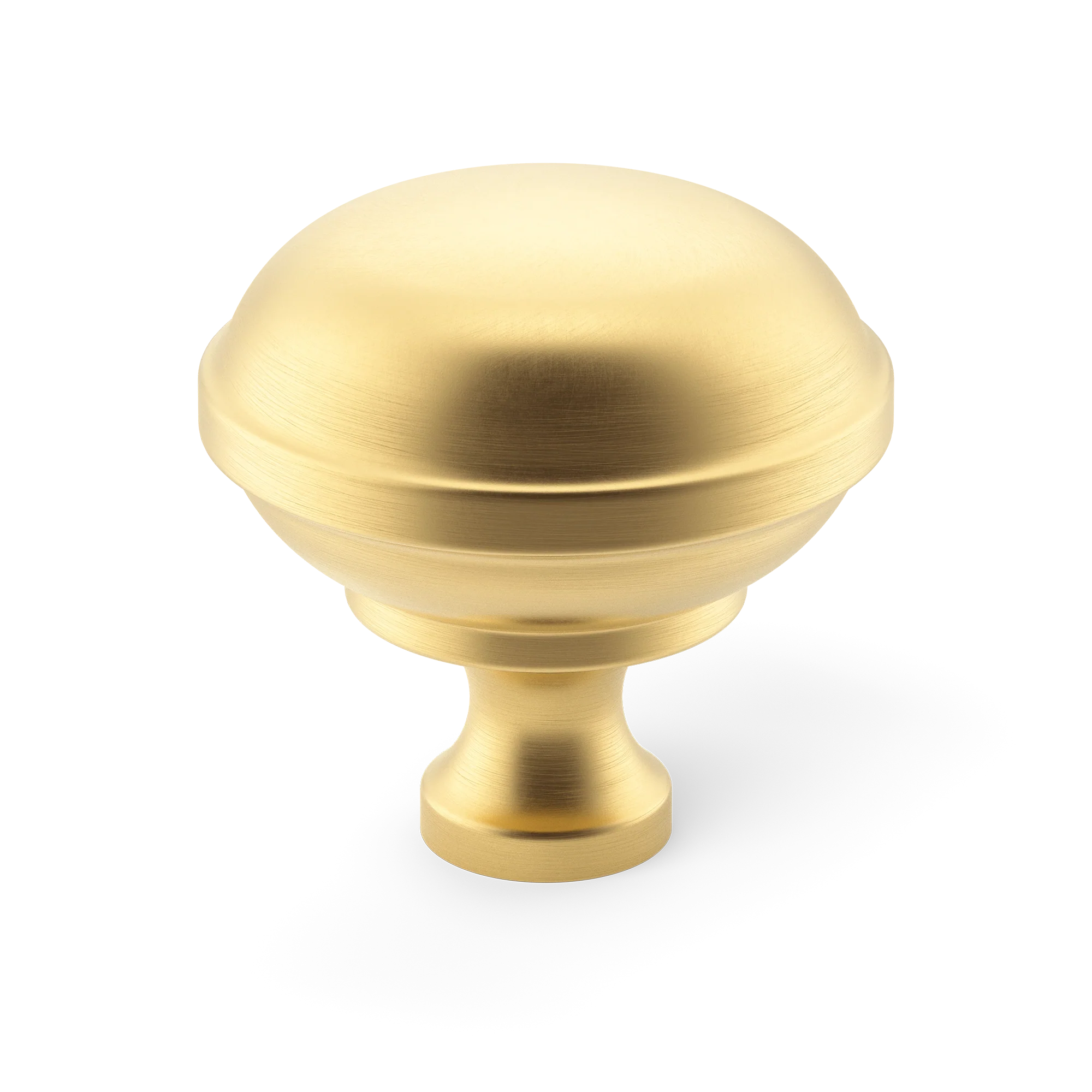 Armac Martin Queslett Cabinet Knob in 28mm / Satin Brass Satin Lacquered