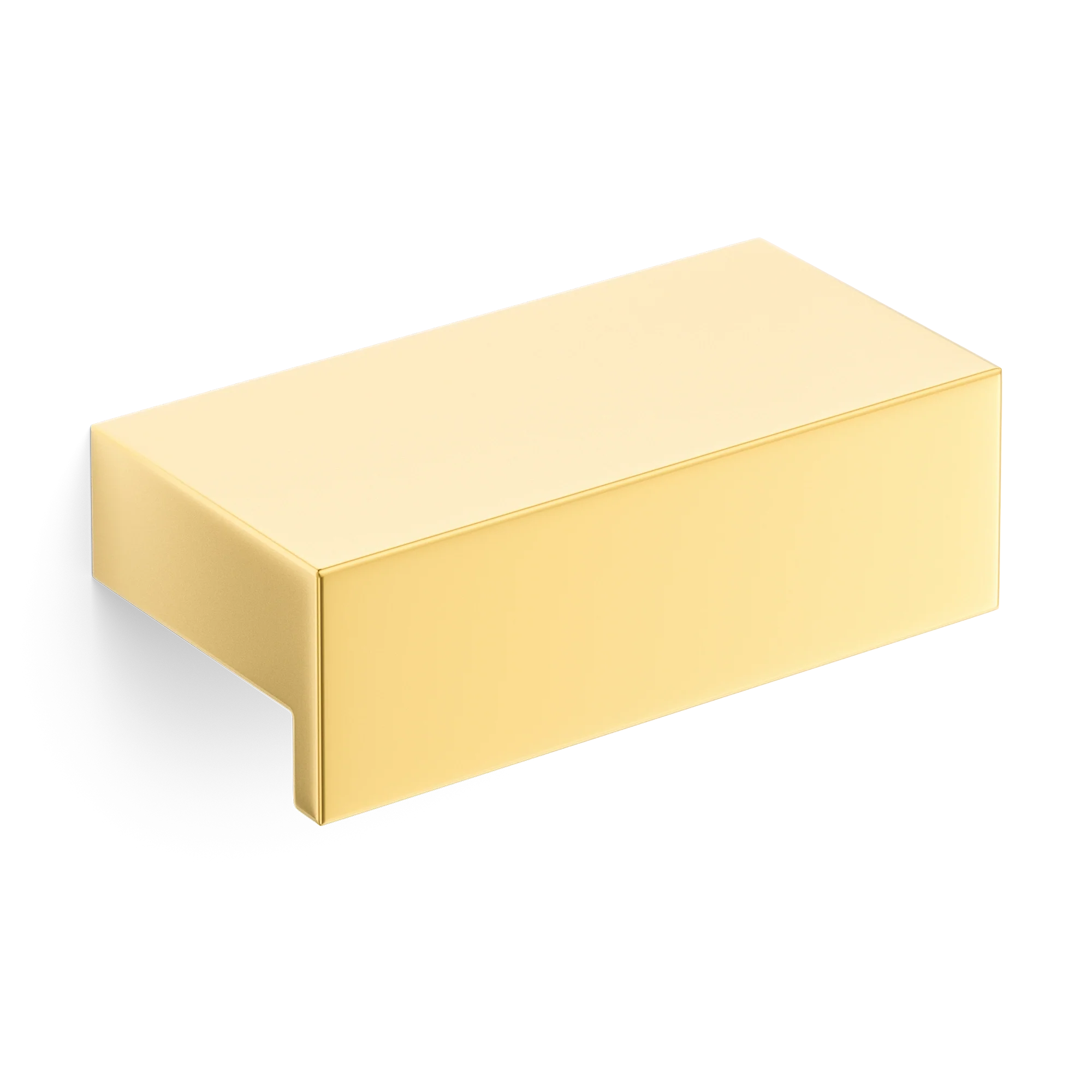 Armac Martin Quinton Finger Pull in 50mm / Polished Brass Lacquered