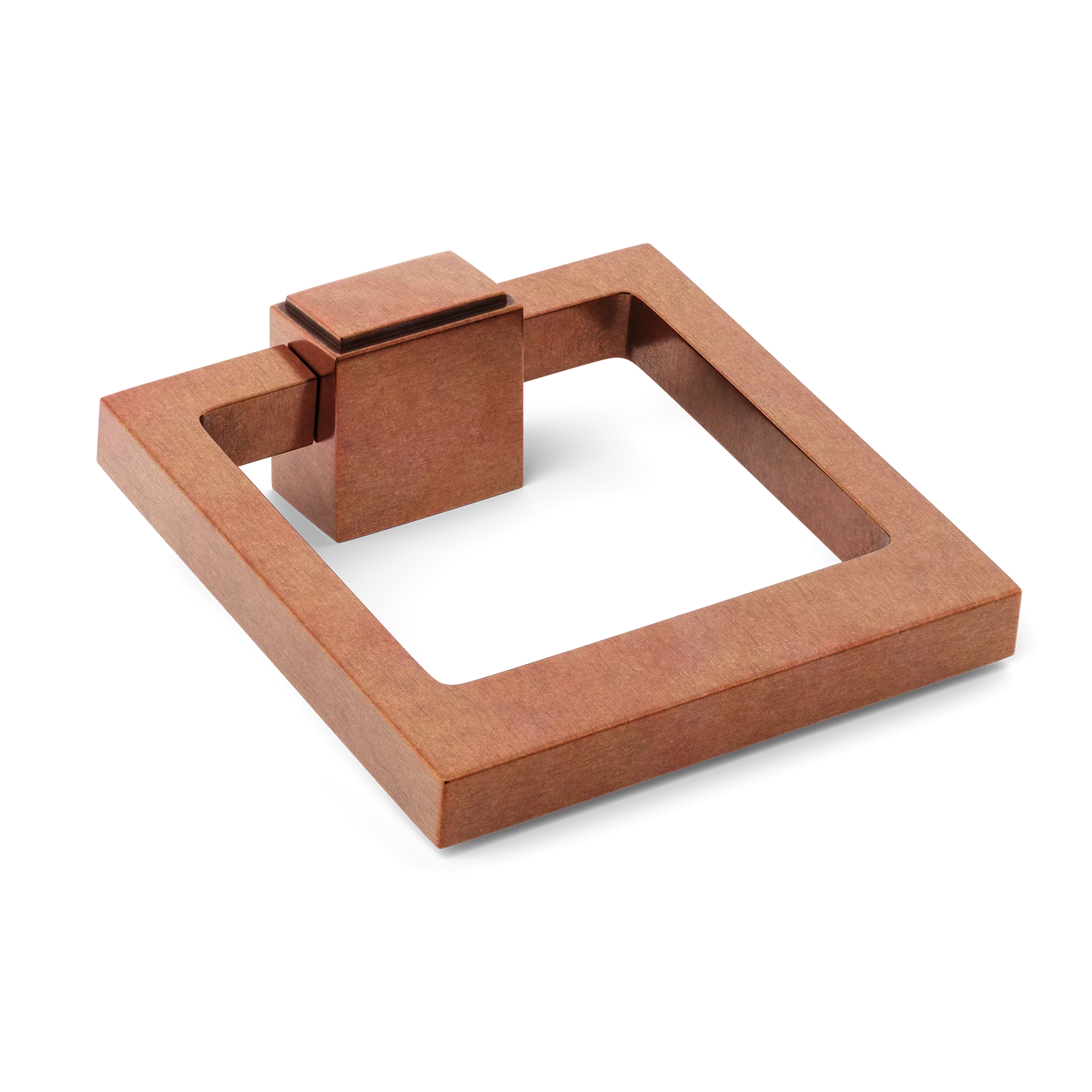 Armac Martin Quadrille Cabinet Ring Pull in 50mm / Aged Copper