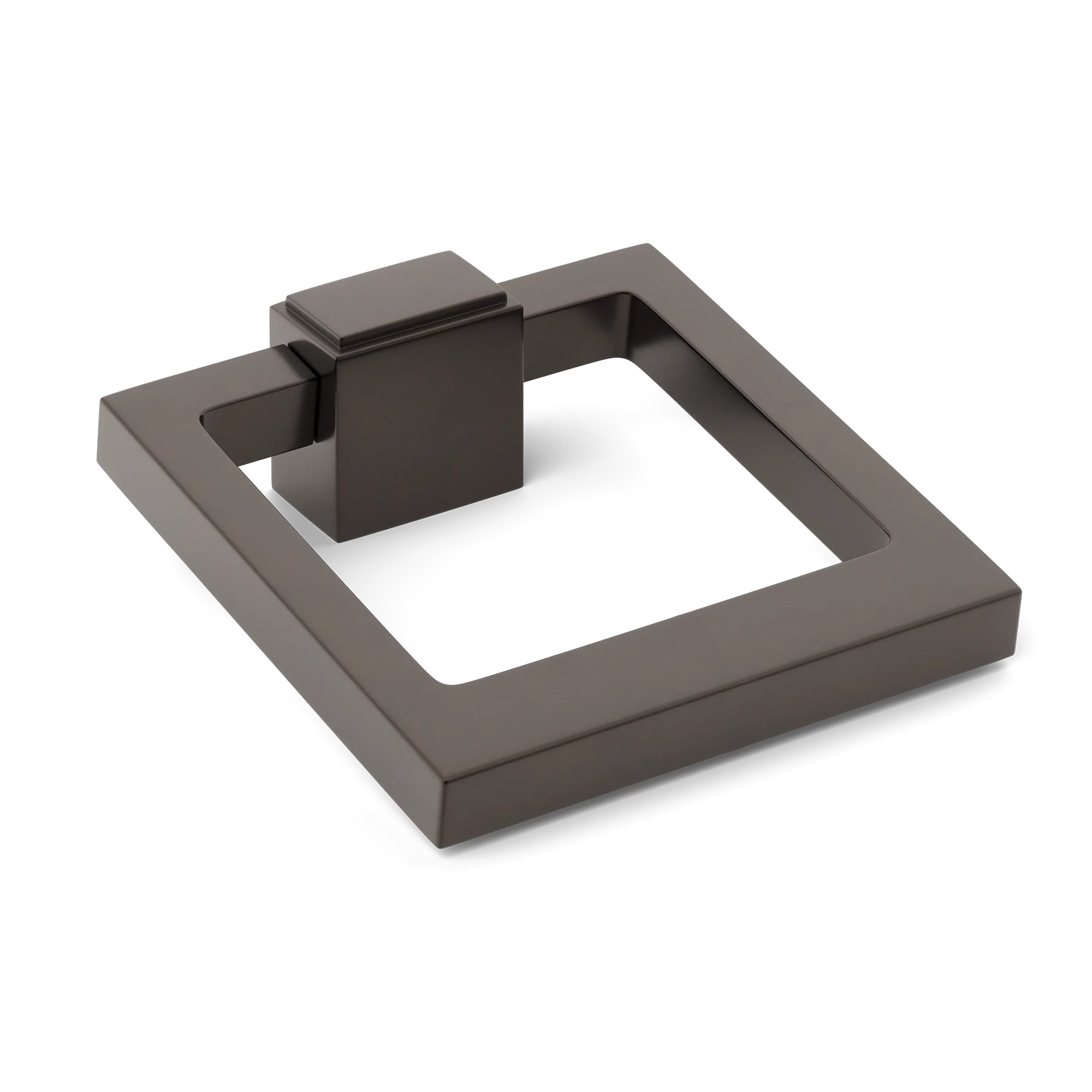 Armac Martin Quadrille Cabinet Ring Pull in 50mm / Dark Bronze