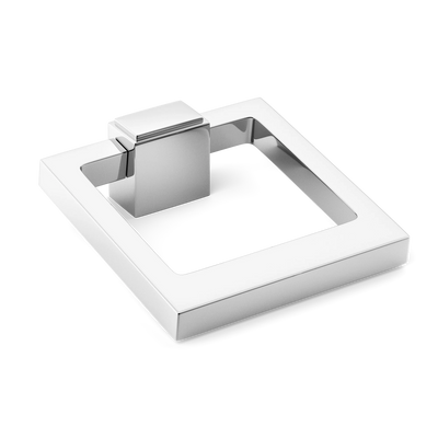 Armac Martin Quadrille Cabinet Ring Pull in 50mm / Polished Chrome Plate