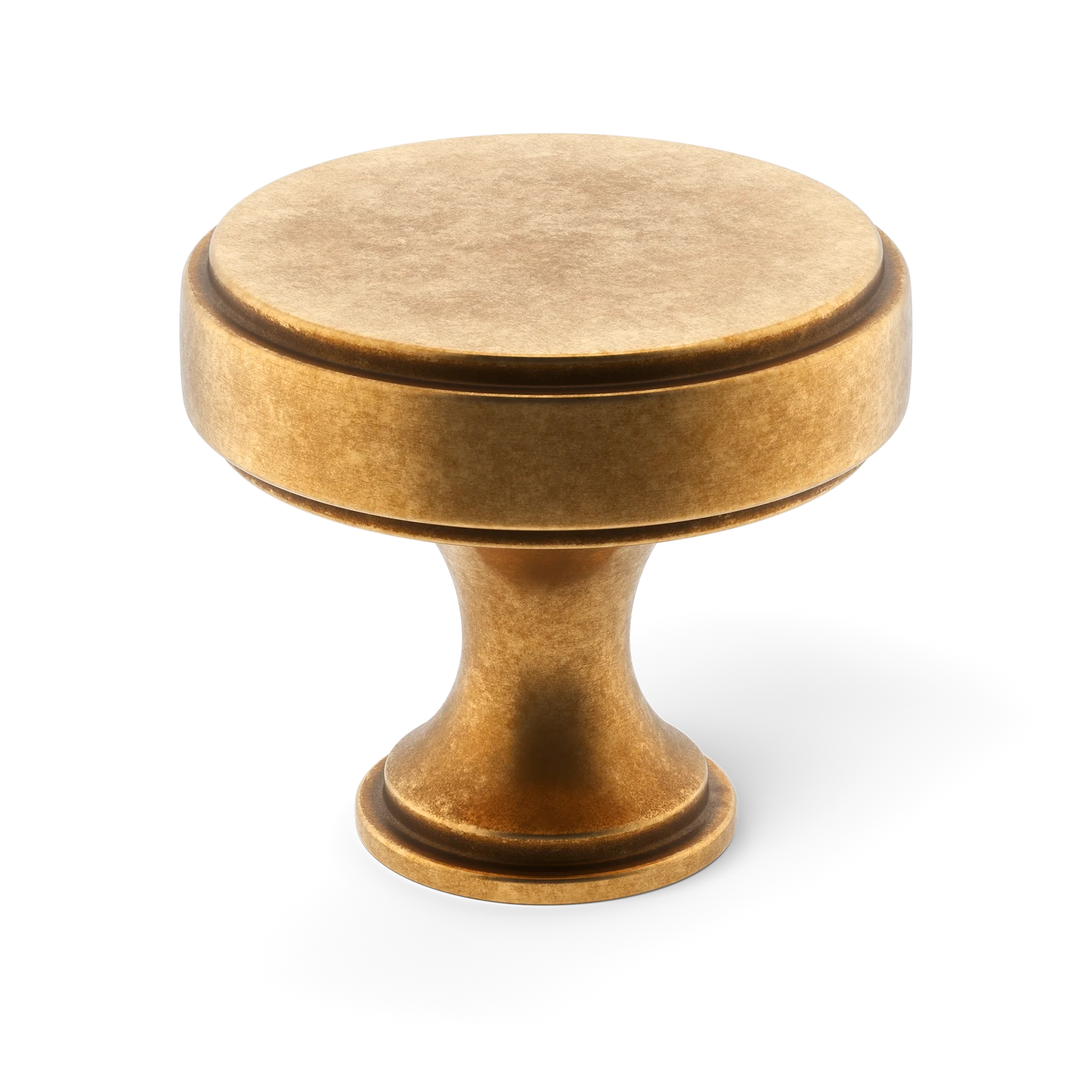Armac Martin Rotunda Cabinet Knob in 25mm / Burnished Brass