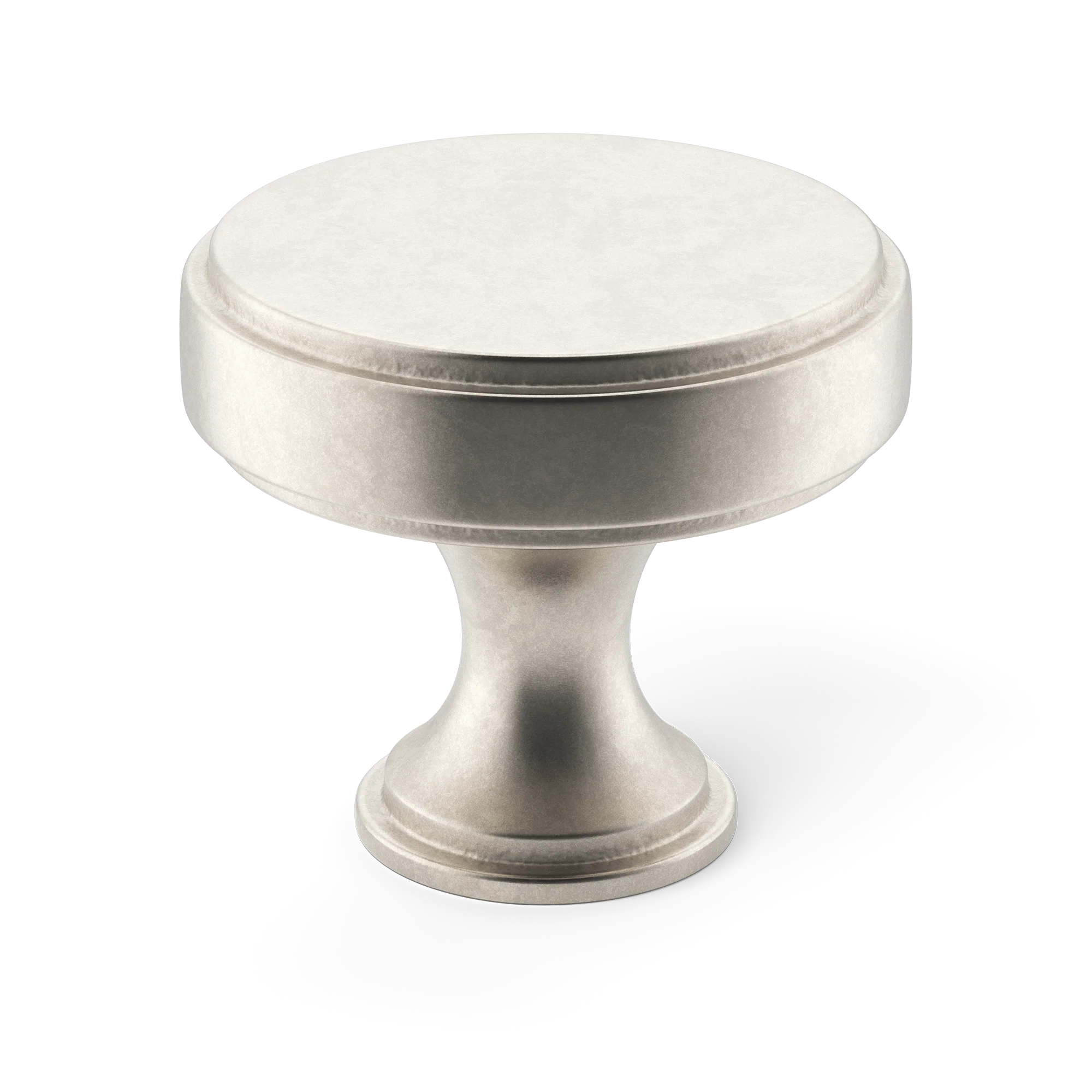 Armac Martin Rotunda Cabinet Knob in 25mm / Barrelled Nickel Plate