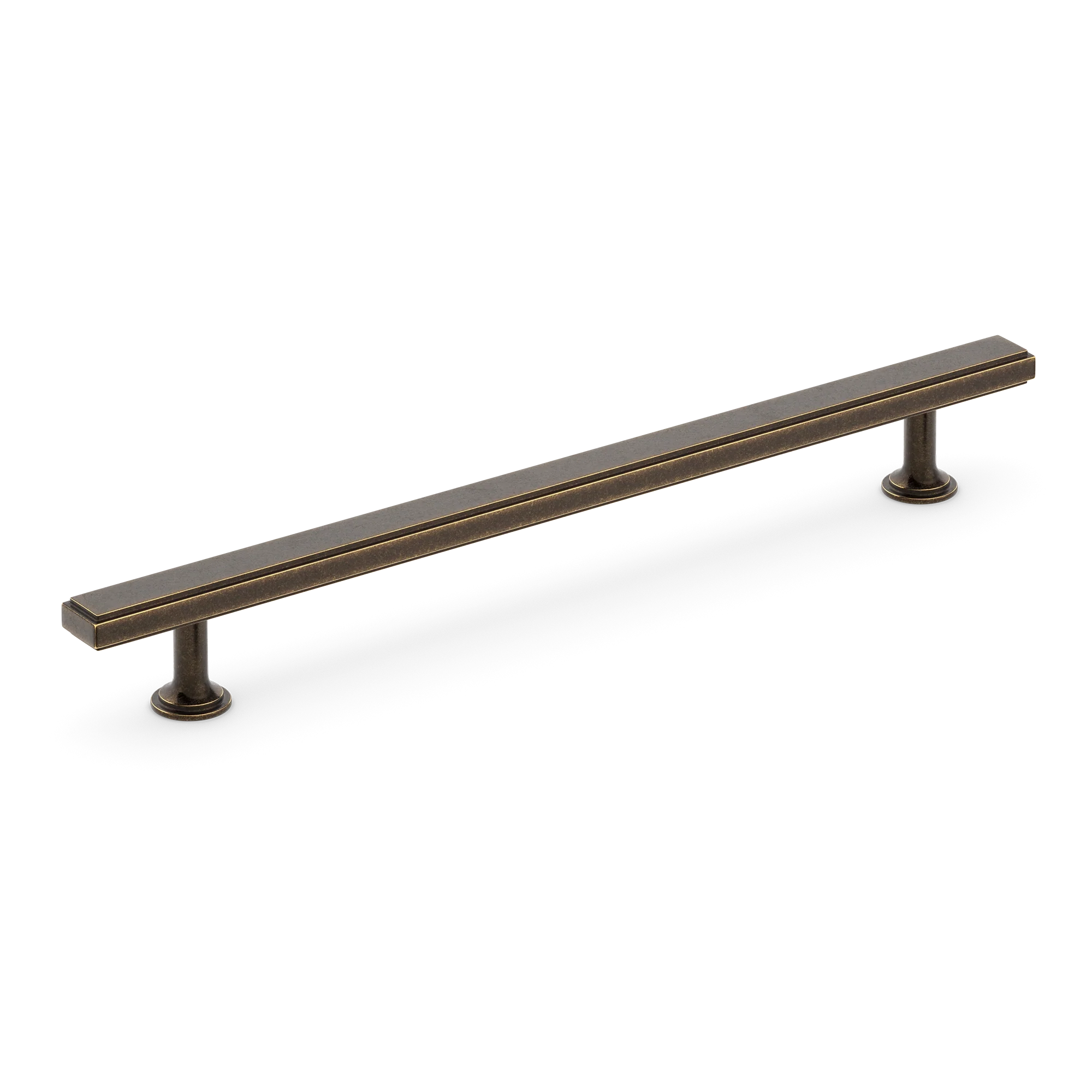 Armac Martin Rotunda Cabinet Handle in 96mm / Dark Aged Brass