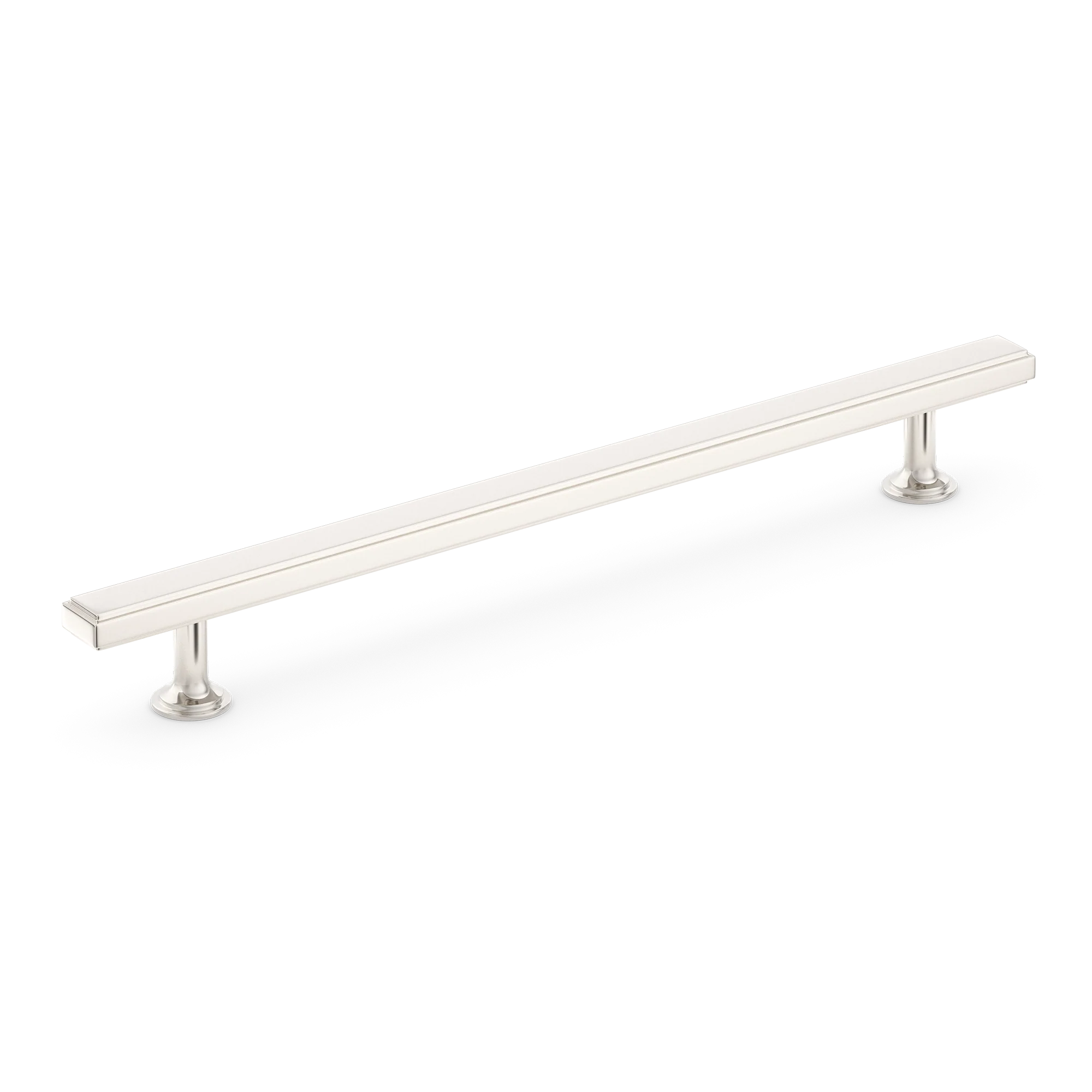 Armac Martin Rotunda Cabinet Handle in 96mm / Polished Nickel Plate