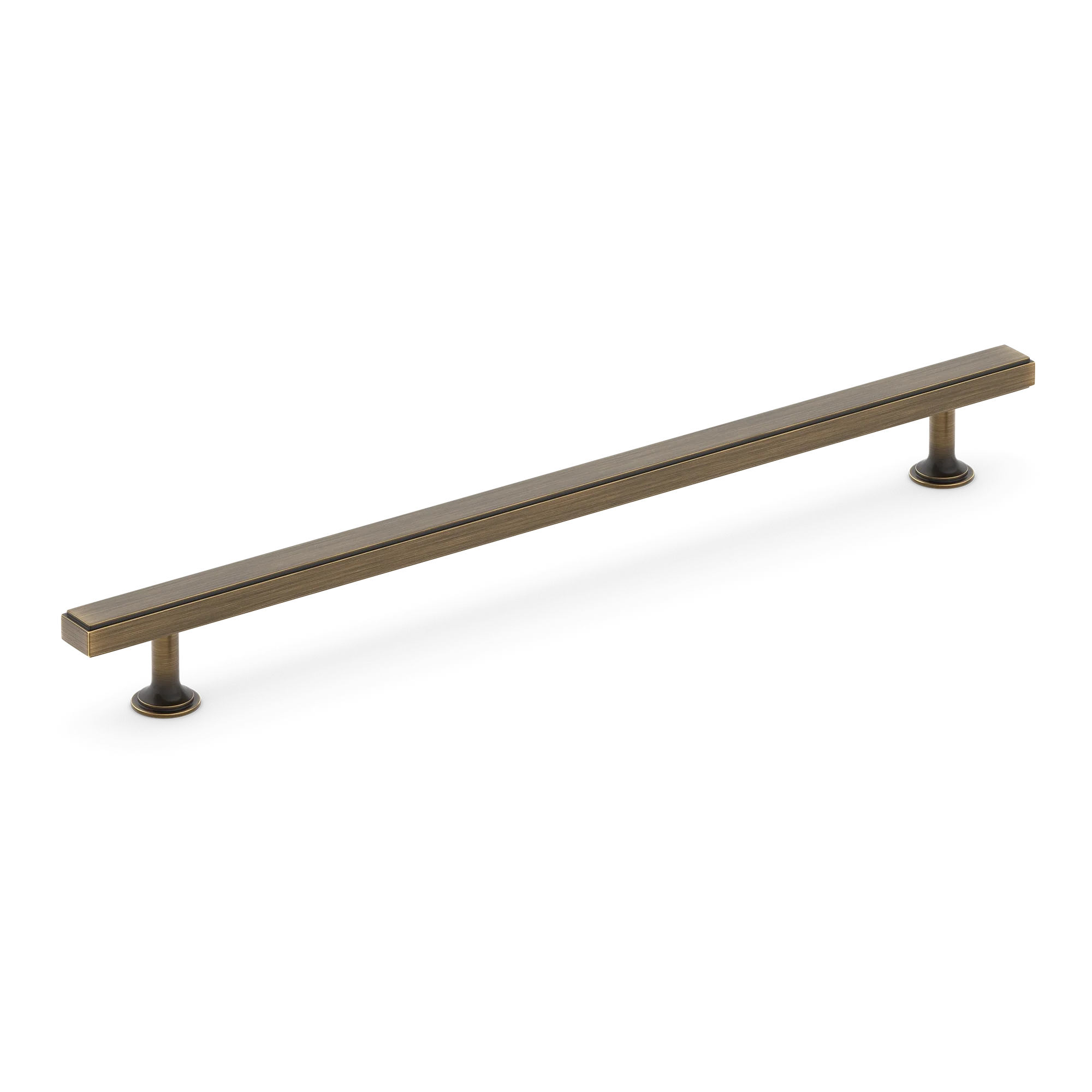 Armac Martin Rotunda Appliance Pull in 352mm / Satin Antique Satin Lacquered
