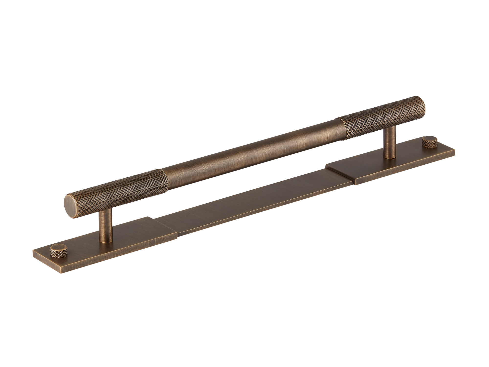 Armac Martin MIX Diamond Knurled Pull Handle & Backplate
