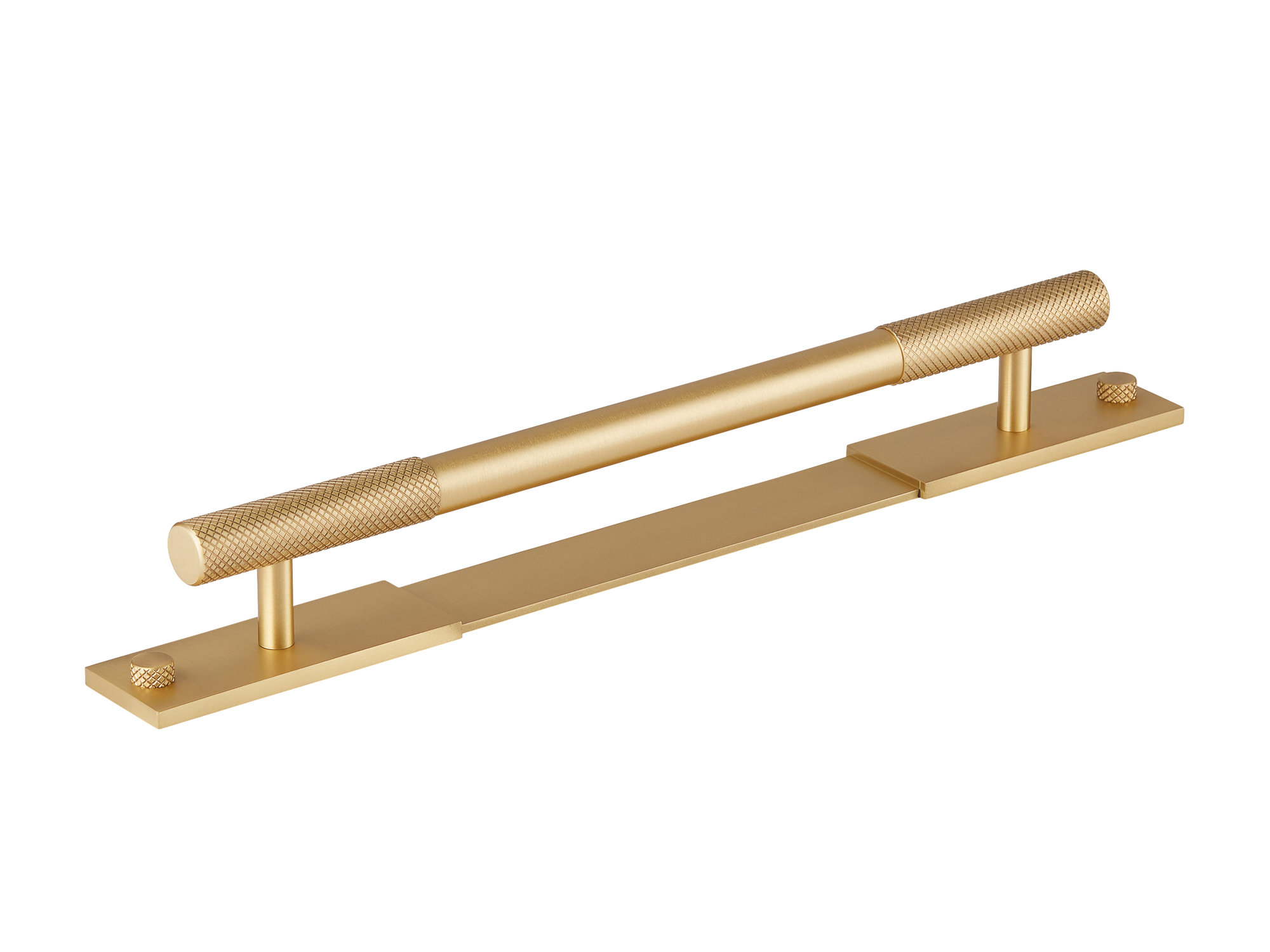 Armac Martin MIX Diamond Knurled Pull Handle & Backplate