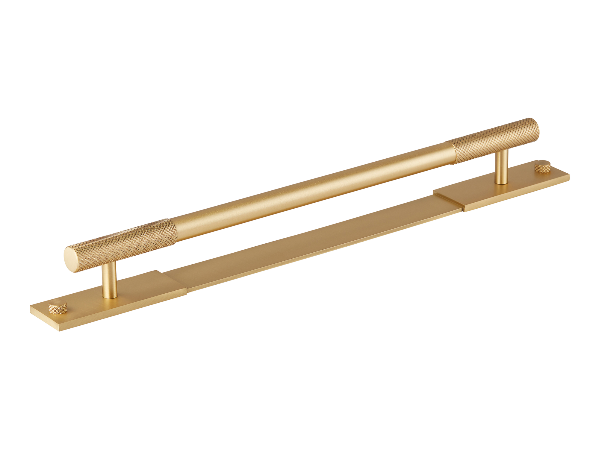 Armac Martin MIX Diamond Knurled Pull Handle & Backplate