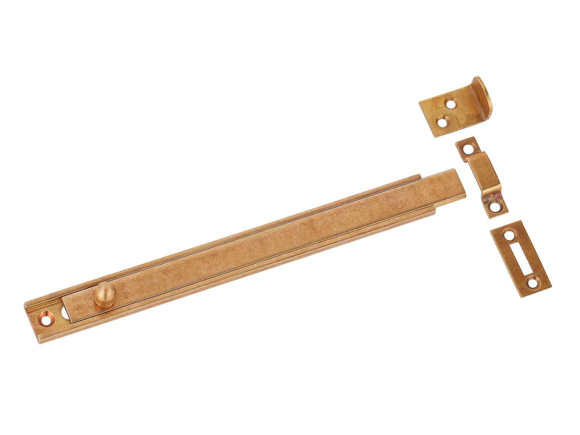 Armac Martin Slide Bolt in 160mm / Burnished Brass