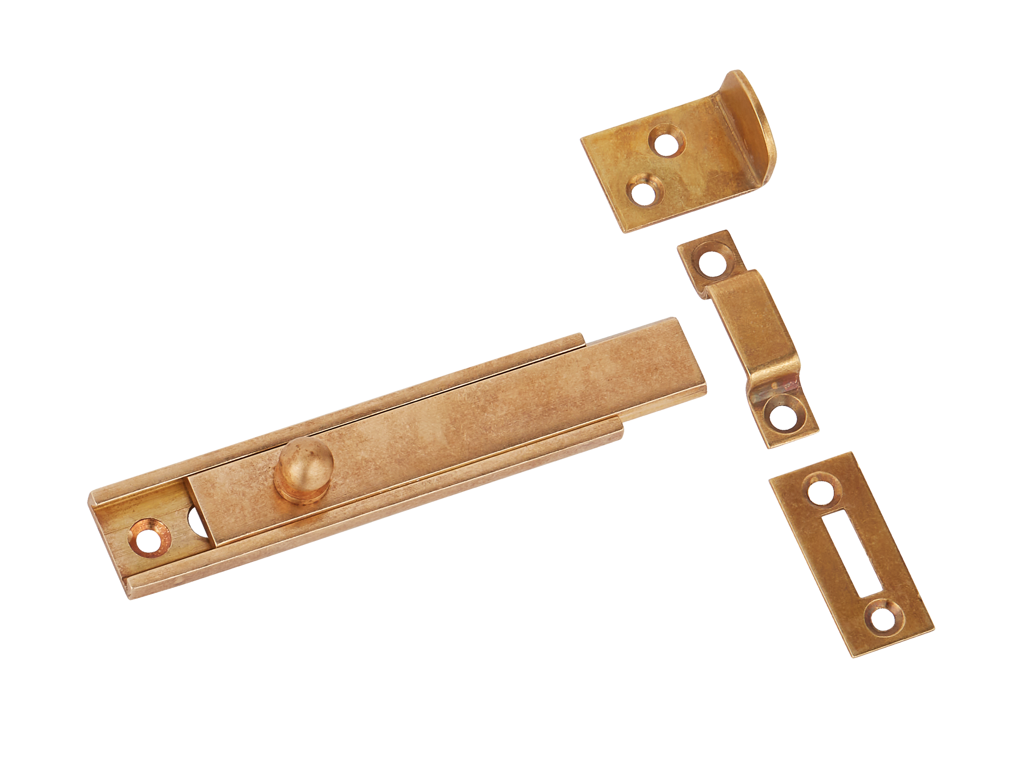 Armac Martin Slide Bolt in 76mm / Burnished Brass