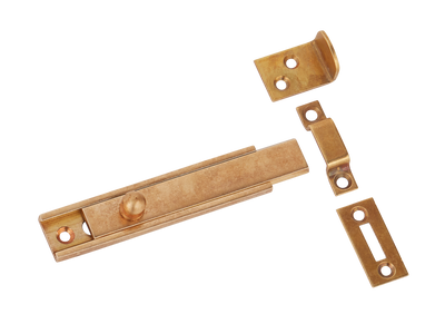 Armac Martin Slide Bolt in 76mm / Burnished Brass