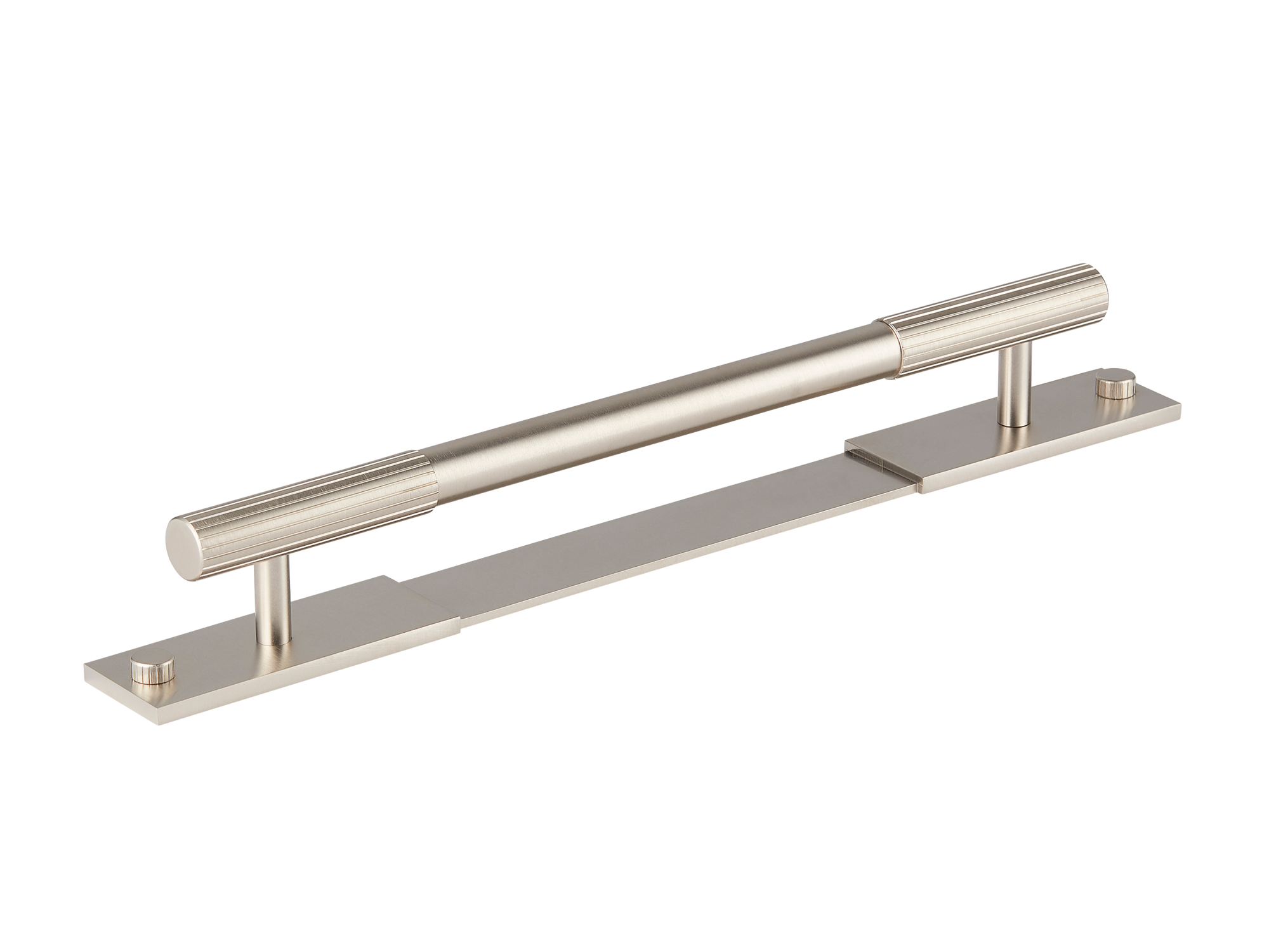 Armac Martin MIX Straight Knurled Pull Handle & Backplate