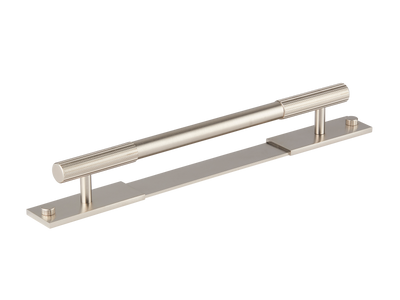 Armac Martin MIX Straight Knurled Pull Handle & Backplate