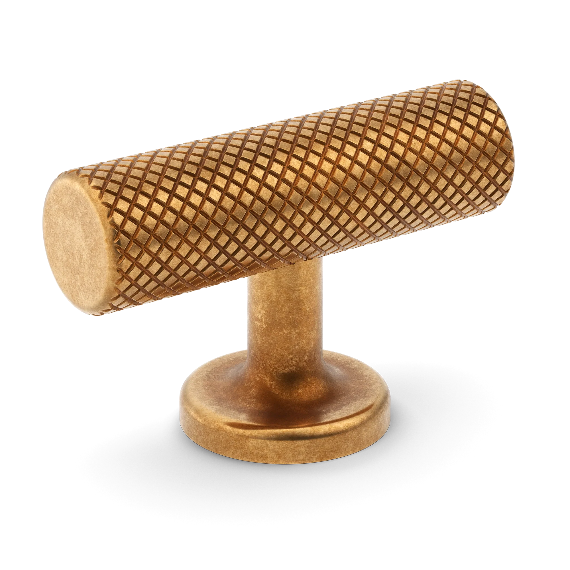 Armac Martin Sparkbrook T-bar Handle in 55mm / Burnished Brass