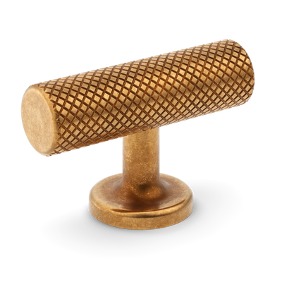 Armac Martin Sparkbrook T-bar Handle in 55mm / Burnished Brass