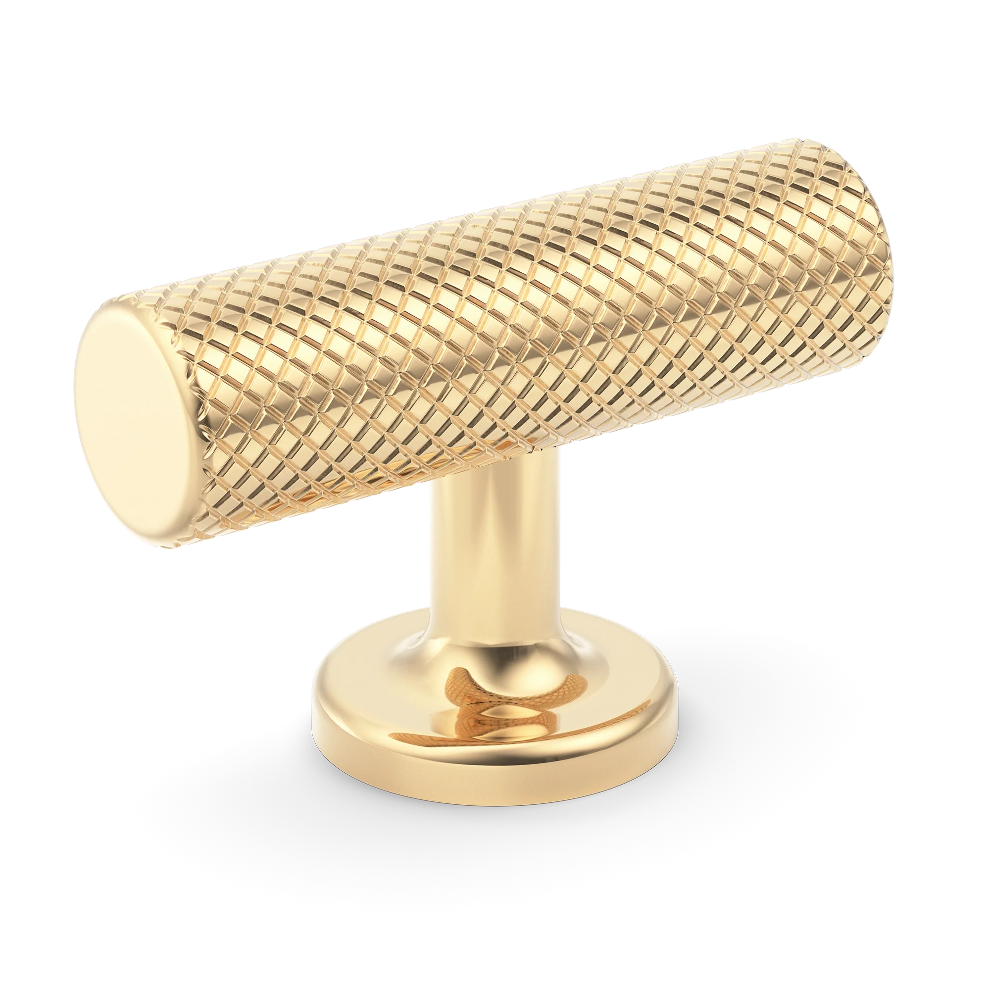 Armac Martin Sparkbrook T-bar Handle in 55mm / Polished Brass Unlacquered