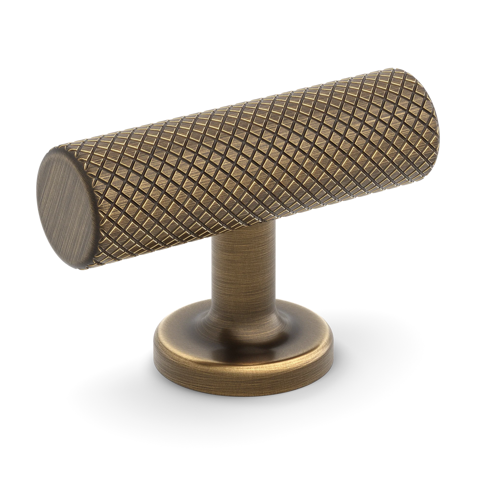 Armac Martin Sparkbrook T-bar Handle in 55mm / Satin Antique Satin Lacquered