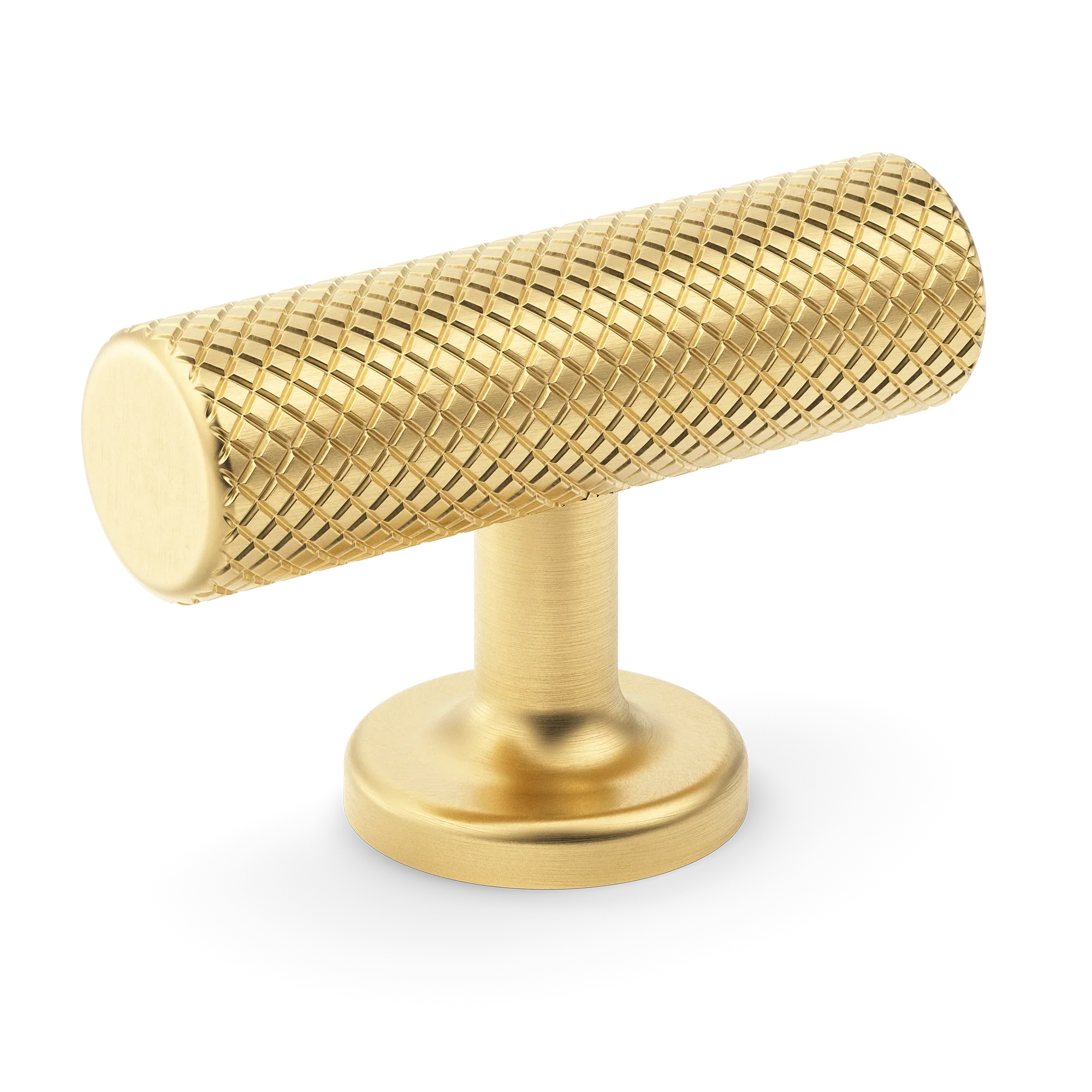 Armac Martin Sparkbrook T-bar Handle in 55mm / Satin Brass Satin Lacquered