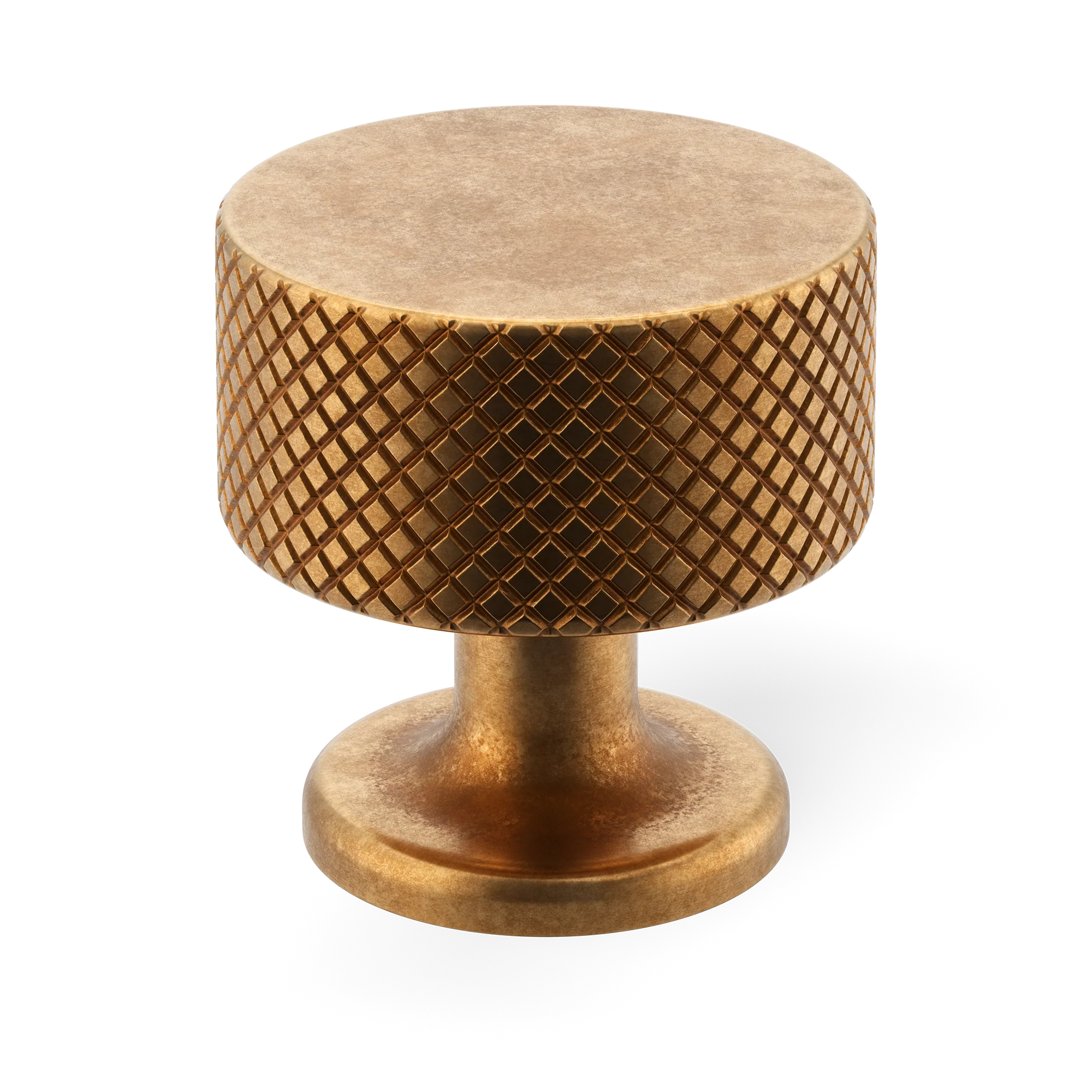Armac Martin Sparkbrook Cabinet Knob in 32mm / Burnished Brass