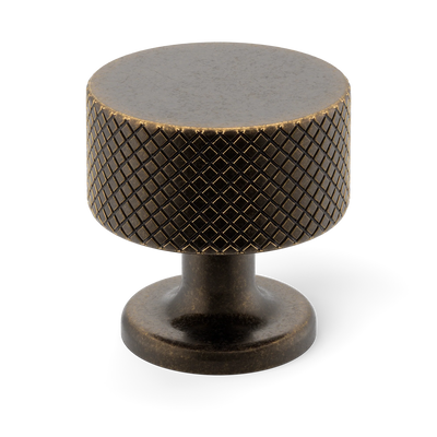 Armac Martin Sparkbrook Cabinet Knob in 32mm / Dark Aged Brass