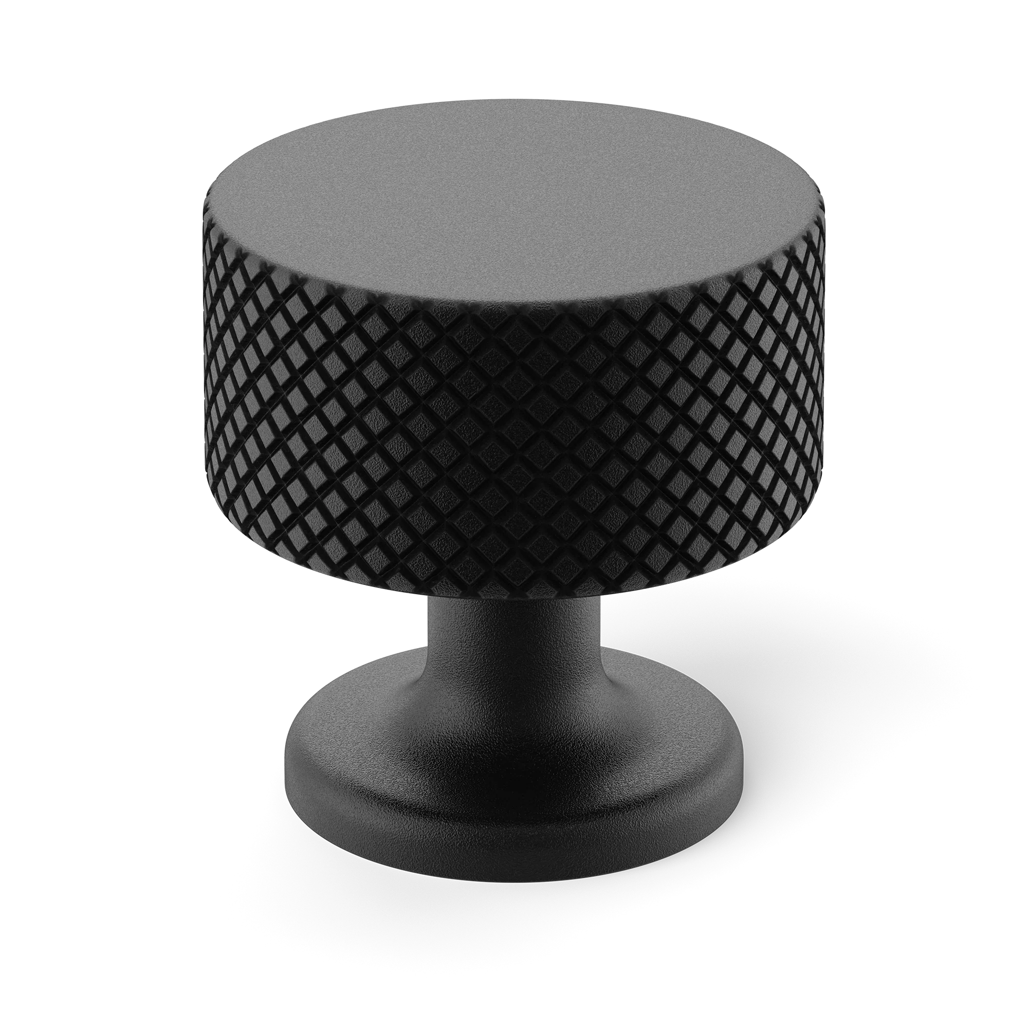 Armac Martin Sparkbrook Cabinet Knob in 32mm / Matt Black Lacquered