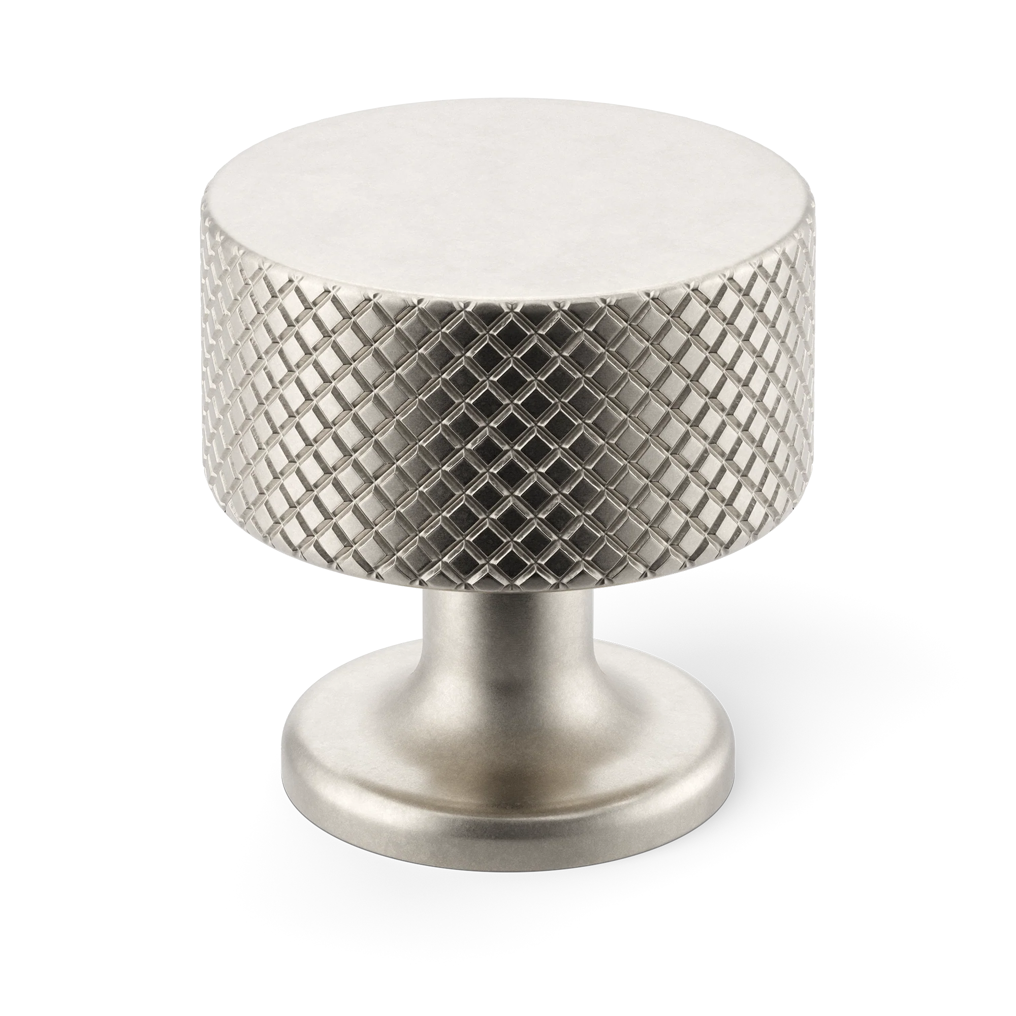 Armac Martin Sparkbrook Cabinet Knob in 32mm / Barrelled Nickel Plate