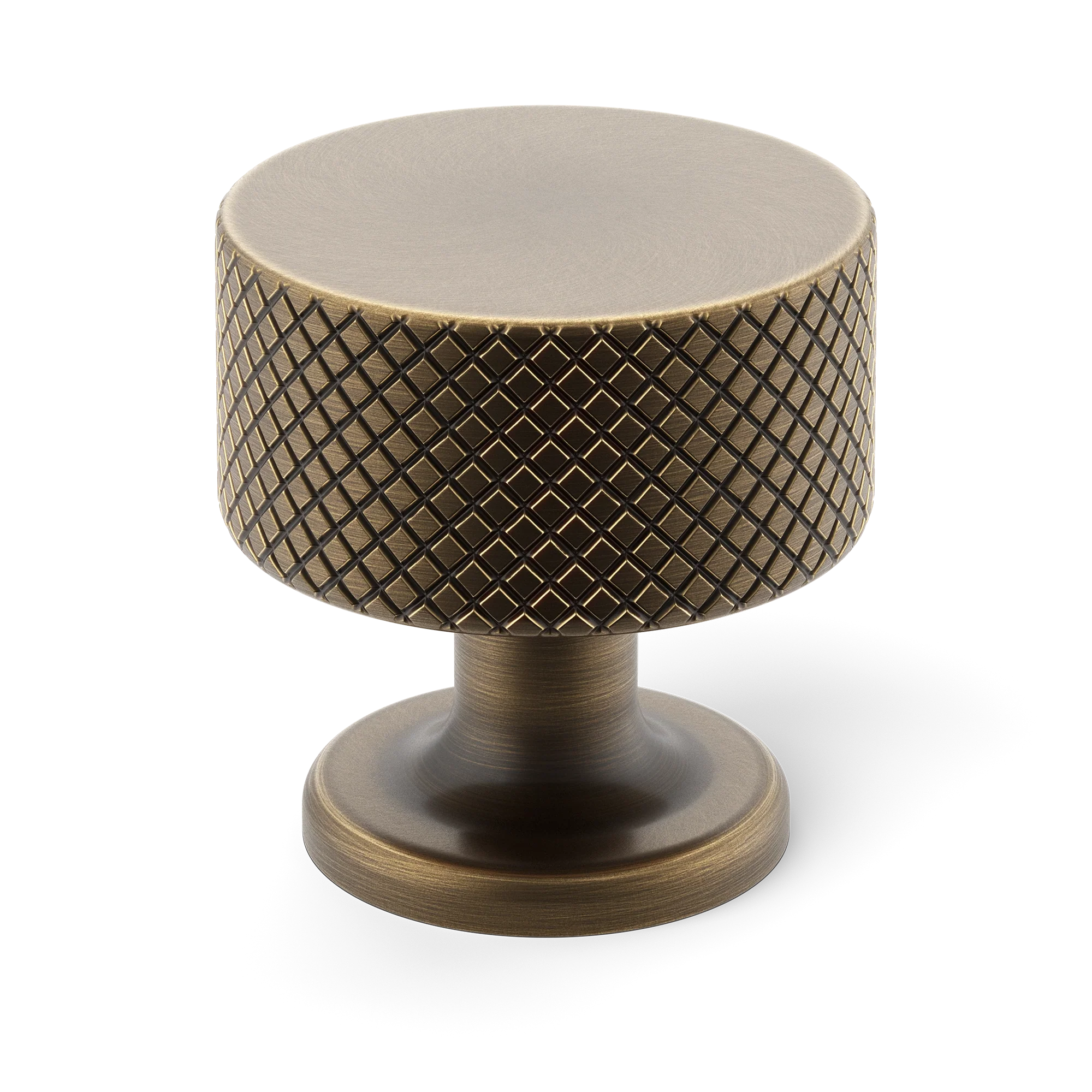 Armac Martin Sparkbrook Cabinet Knob in 32mm / Satin Antique Satin Lacquered