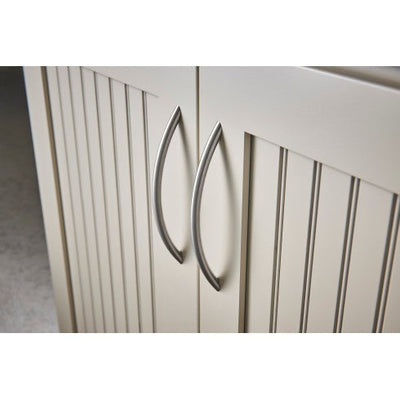 Top Knobs Solid Bowed Bar Pull 3" c-c in Stainless Steel