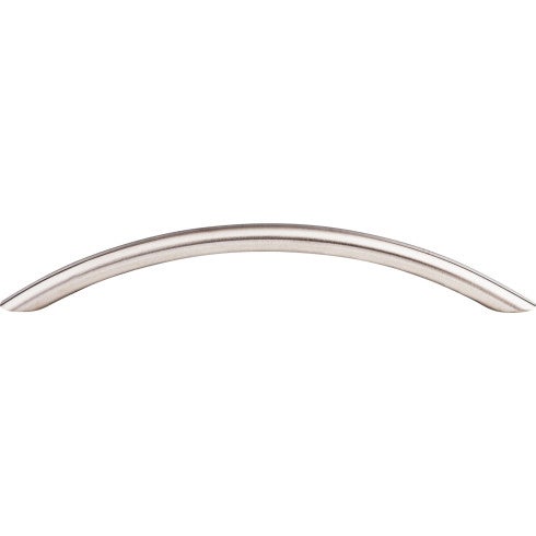 Top Knobs Solid Bowed Bar Pull 6 5/16" c-c in Stainless Steel