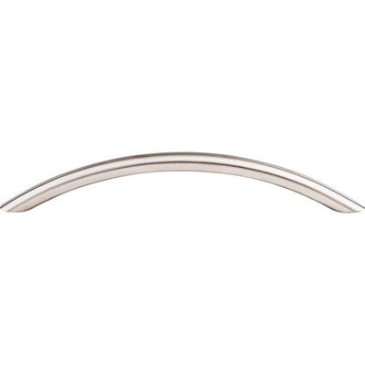 Top Knobs Solid Bowed Bar Pull 6 5/16" c-c in Stainless Steel