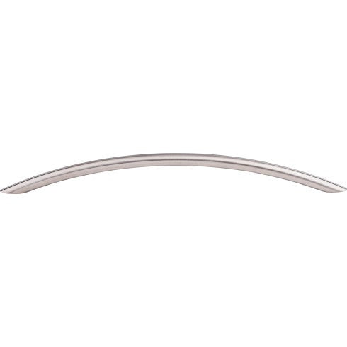 Top Knobs Solid Bowed Bar Pull 8 13/16" c-c in Stainless Steel