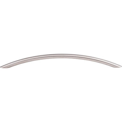Top Knobs Solid Bowed Bar Pull 8 13/16" c-c in Stainless Steel