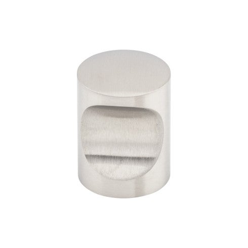 Top Knobs Indent Knob 13/16" in Stainless Steel