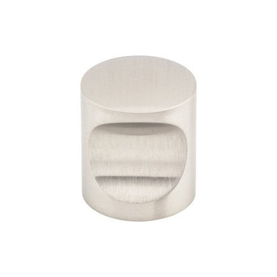 Top Knobs Indent Knob 1" in Stainless Steel
